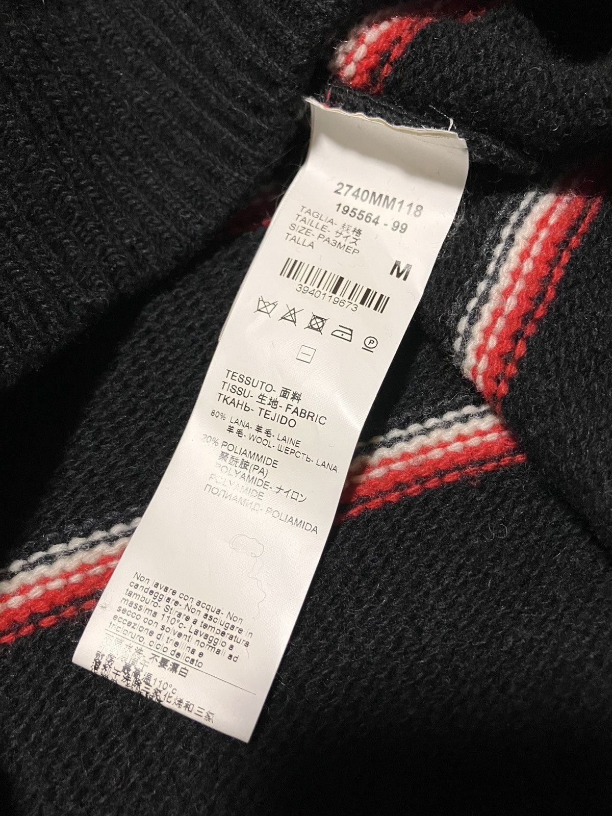 MSGM MSGM Striped Wool Knit Sweater – Made in Italy Size M Size US M / EU 48-50 / 2 - 6 Thumbnail