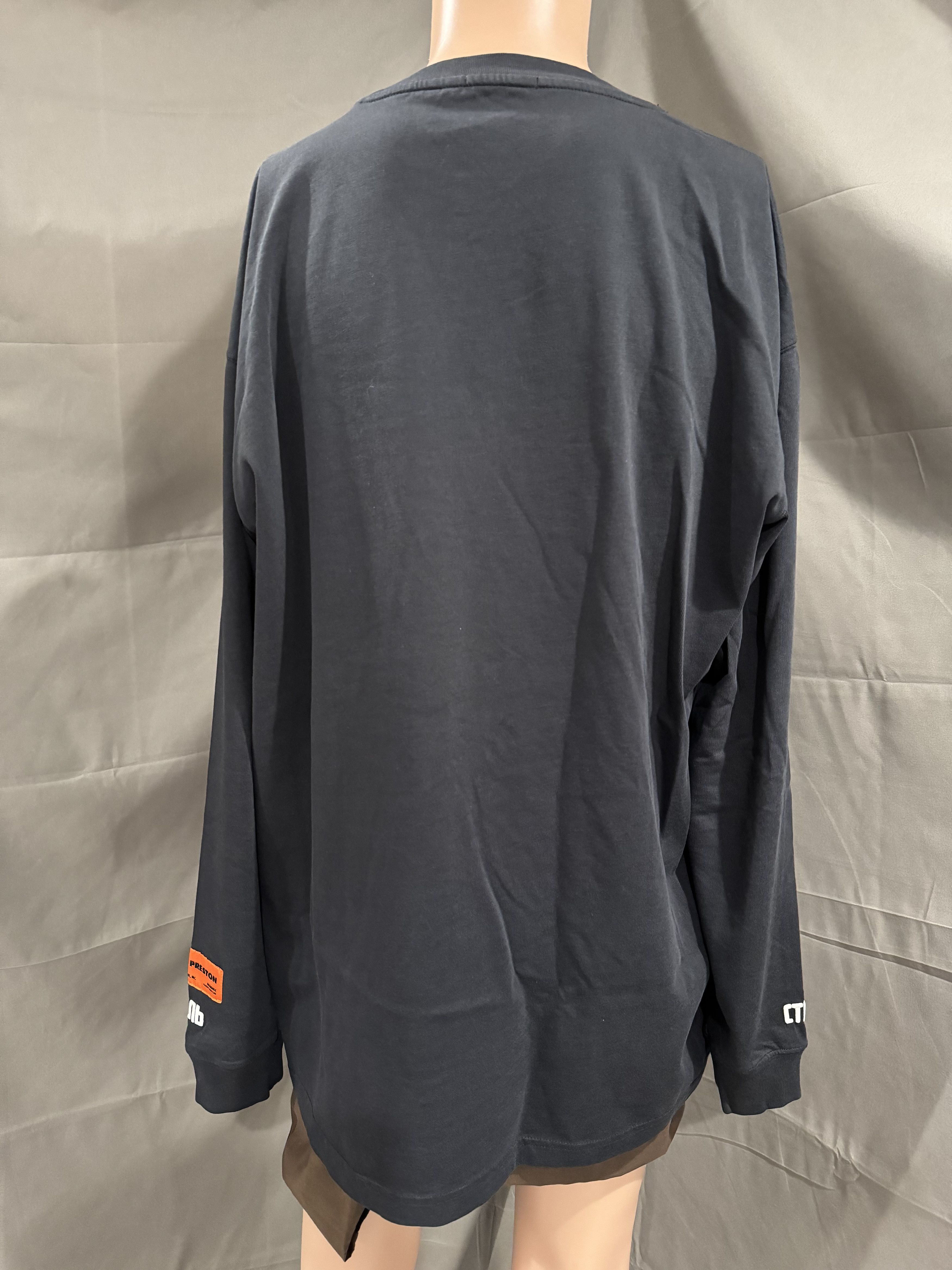 Heron Preston Heron Preston Patch Logo Long Sleeve Shirt Size Medium Size US M / EU 48-50 / 2 - 6 Thumbnail