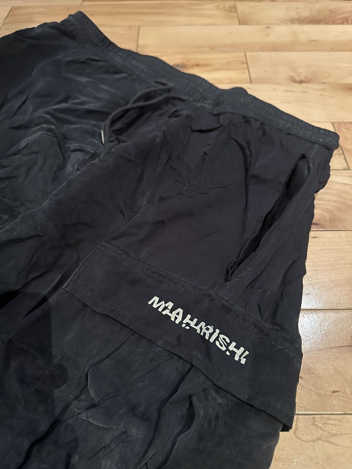 Maharishi Baggy Silk Cargo Pants Large 34-36 Size US 34 / EU 50 - 2 Thumbnail