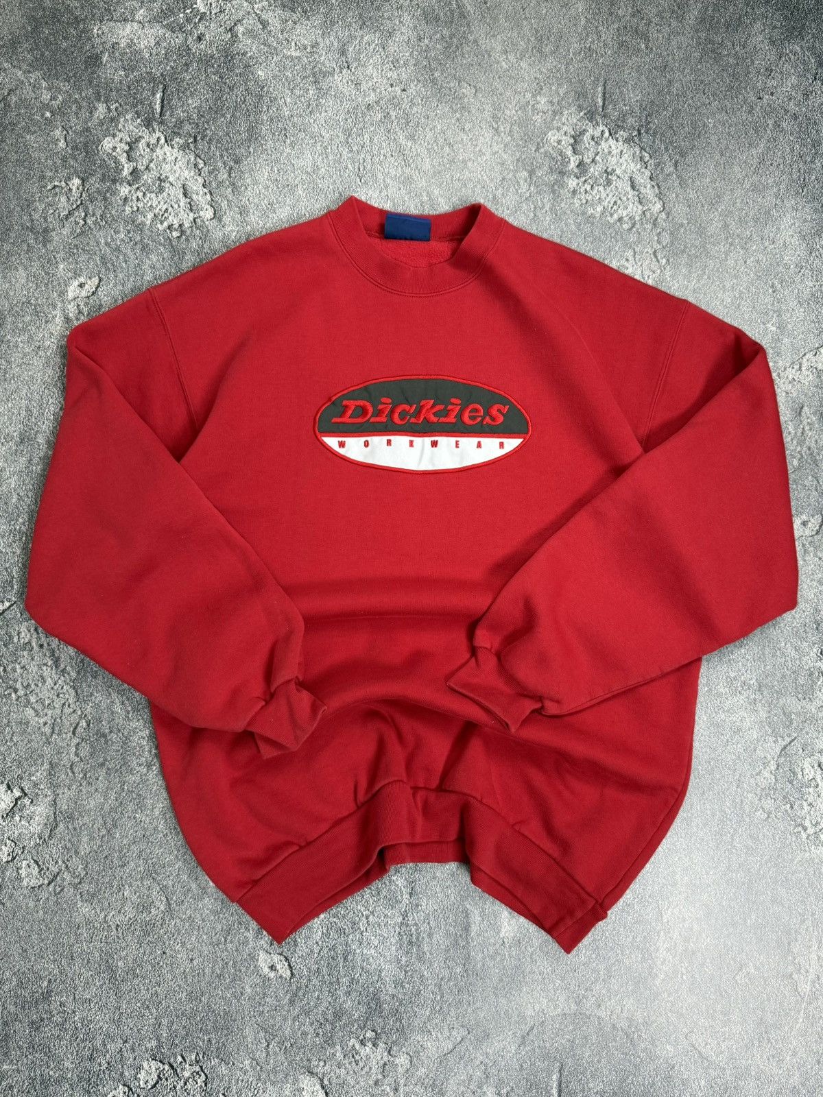 Dickies Dickies Work Wear VNTG Rare Big Logo Boxy Y2K Sweatshirt Size US XL / EU 56 / 4 - 1 Thumbnail
