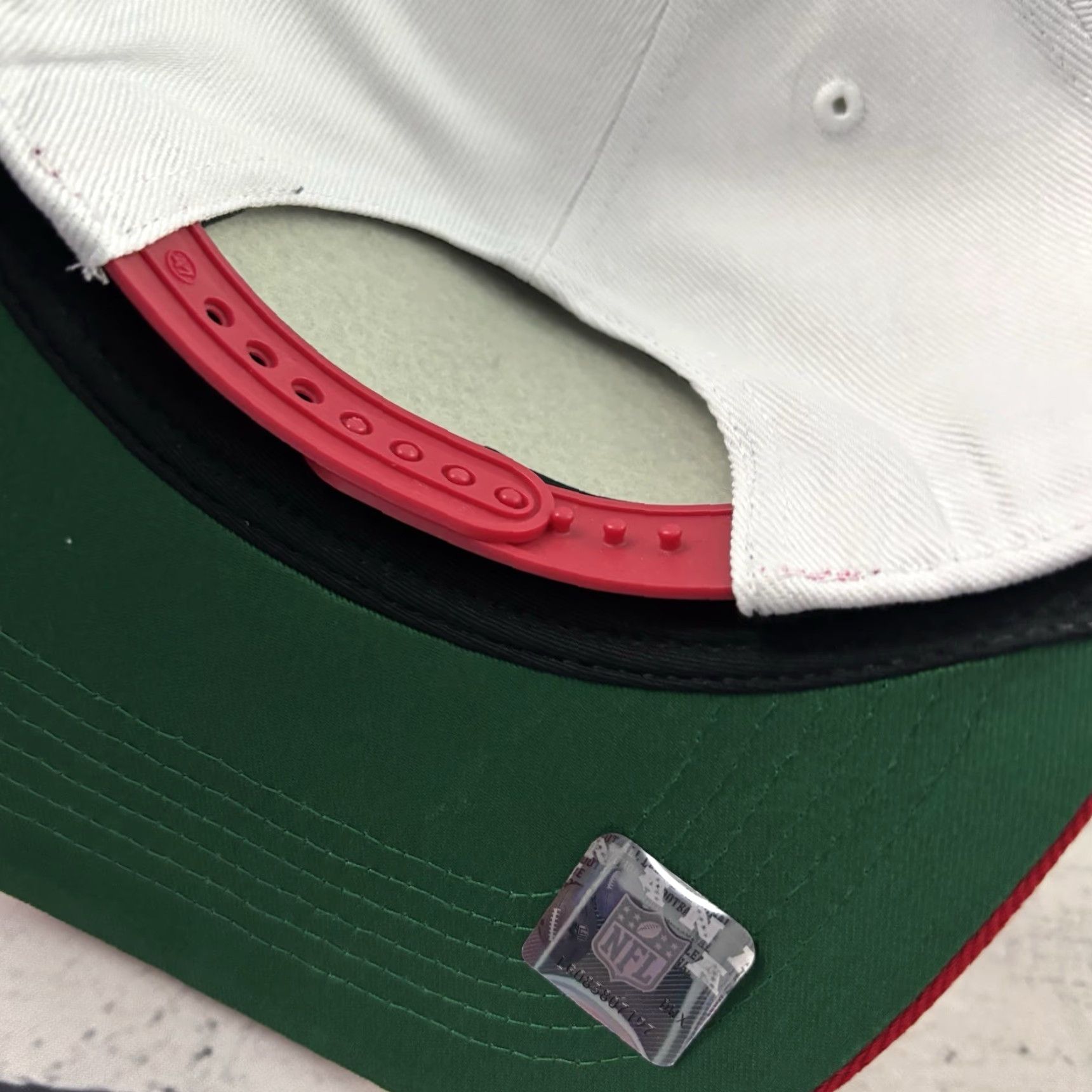47 47 Brand Kansas City Chiefs Prime Play Hitch Snap Back Hat New Men's Adjustable White Cotton Baseball Cap Sports City 90s theme Hat Size ONE SIZE - 3 Thumbnail