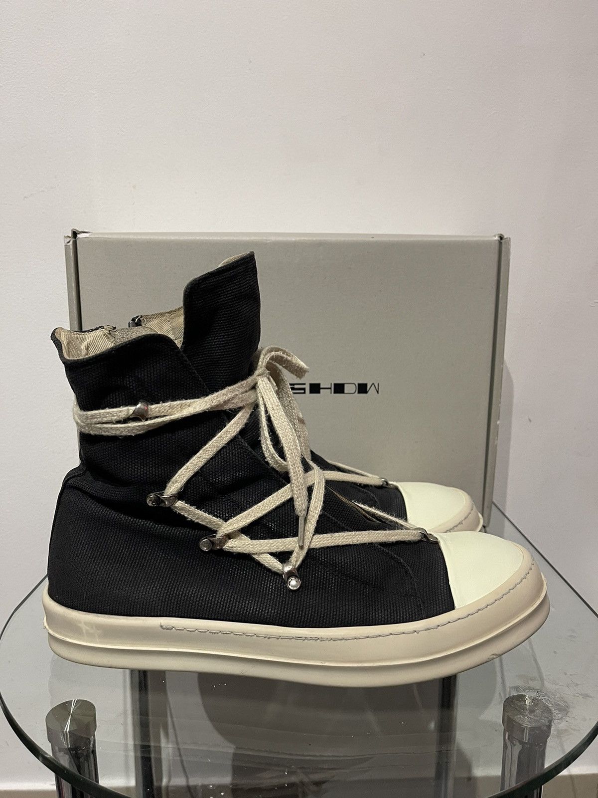 Rick Owens Rick Owens Drkshdw 2018 Canvas Hexagram Ramones | Grailed