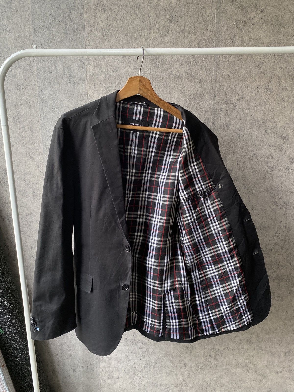 Burberry Burberry Black Label Nova Check Lining Blazer Size US L / EU 52-54 / 3 - 8 Thumbnail