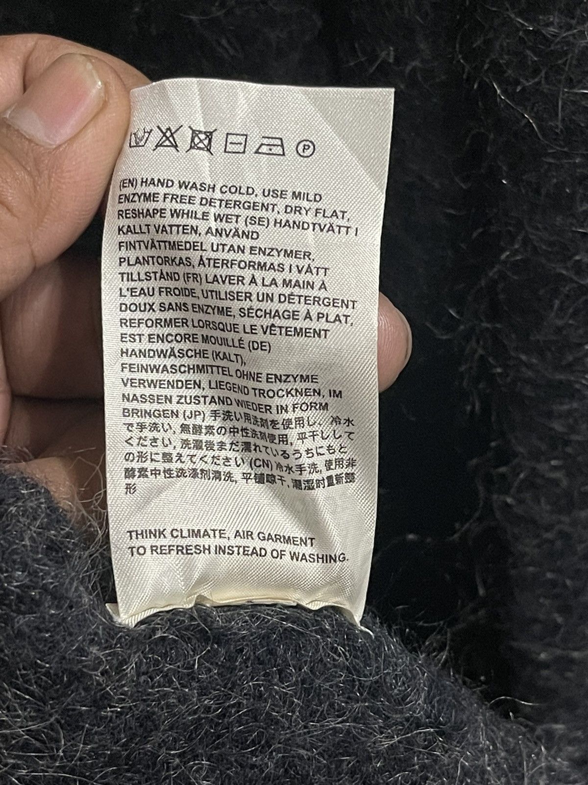 Acne Studios Acne Studios Raya Wool And Mohair Blend Cardigan Size S / US 4 / IT 40 - 17 Thumbnail