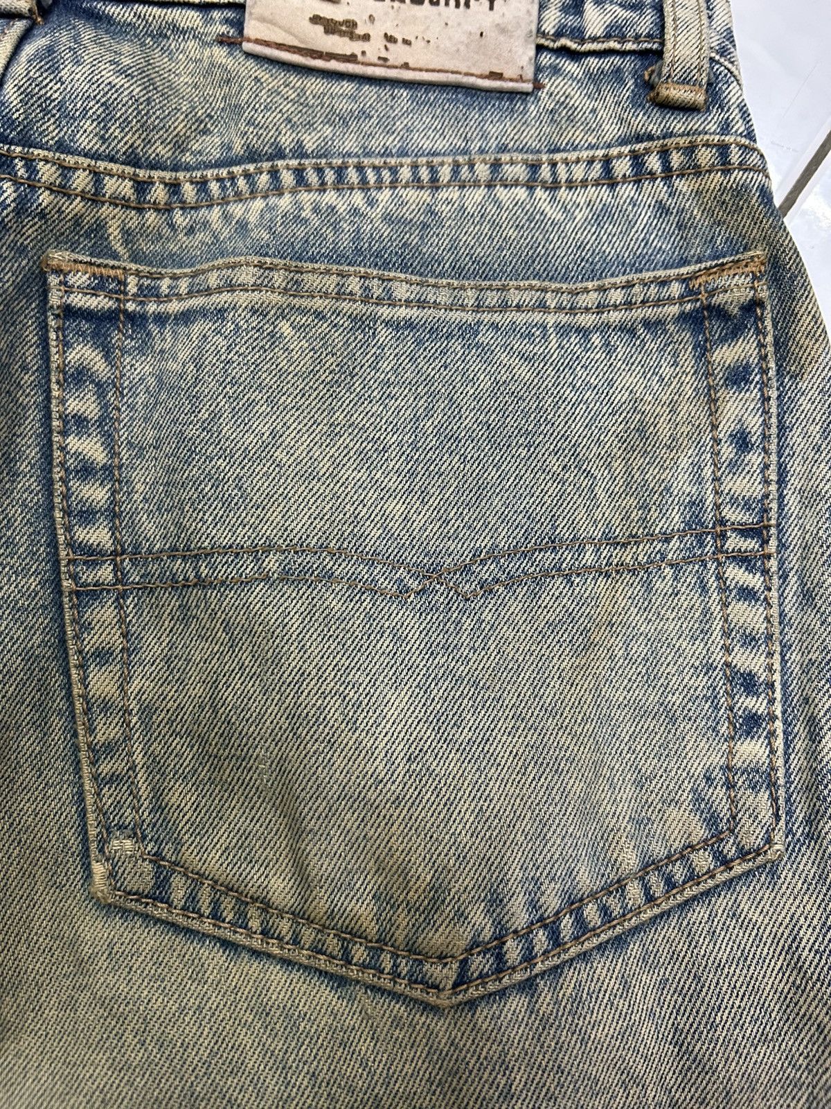 Japanese Brand Vintage Japanese Mud wash Distressed Tapered Jeans Size US 30 / EU 46 - 19 Thumbnail
