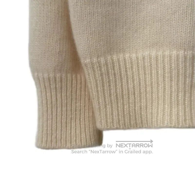 Loewe Loewe White Cotton Blend Women's Sweatshirt . Size L / US 10 / IT 46 - 7 Thumbnail