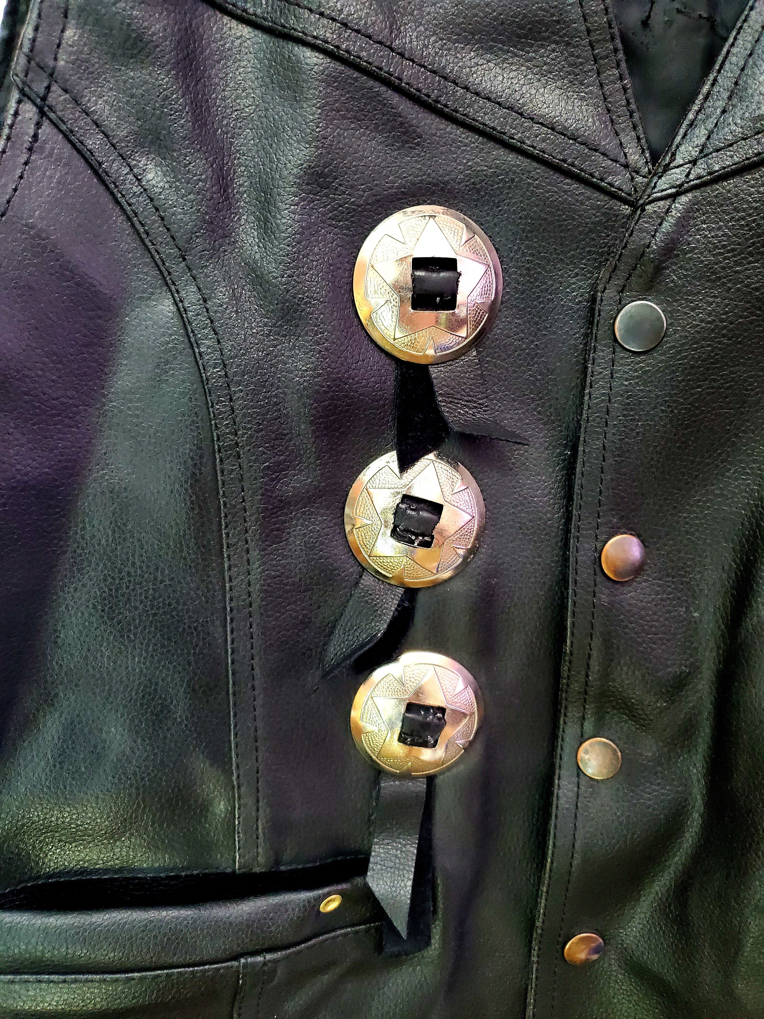 Harley Davidson × Vintage Vintage Leather Waistcoat with Icons Harley Dawidson size M Size US M / EU 48-50 / 2 - 4 Thumbnail