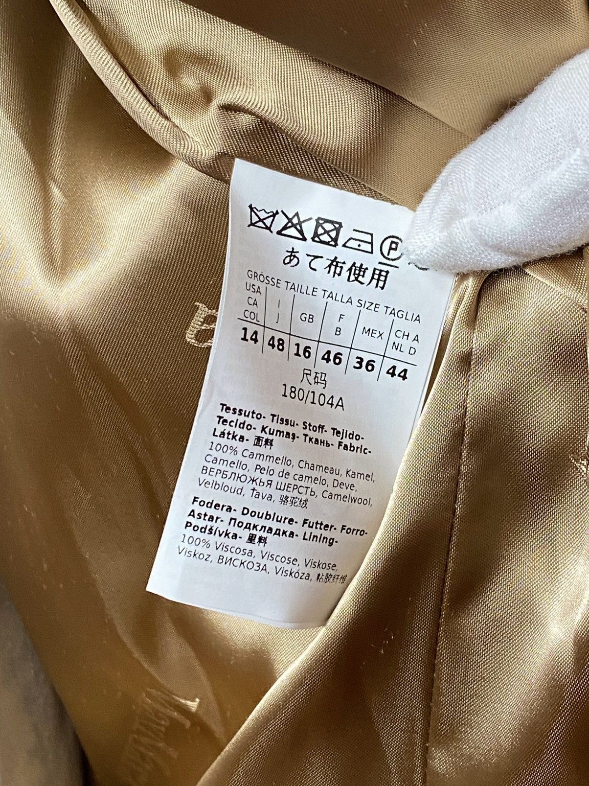 Max Mara Max Mara Rialto Camel Hair Belted Short Hooded Coat size 14 Size XL / US 12-14 / IT 48-50 - 12 Thumbnail