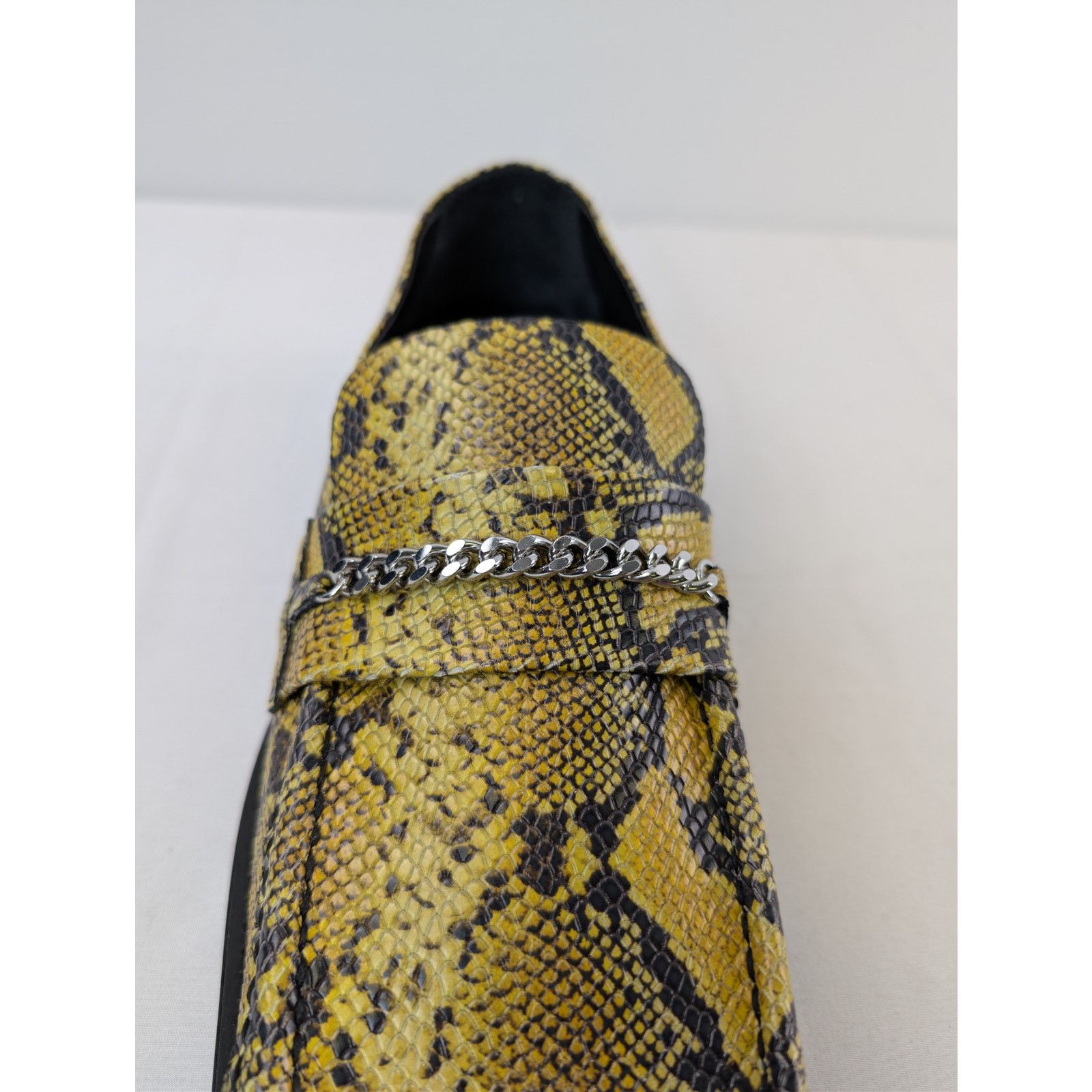 Martine Rose o1rshd1 Embossed Leather Square Toe Loafers in Yellow Size US 9 / EU 42 - 14 Thumbnail