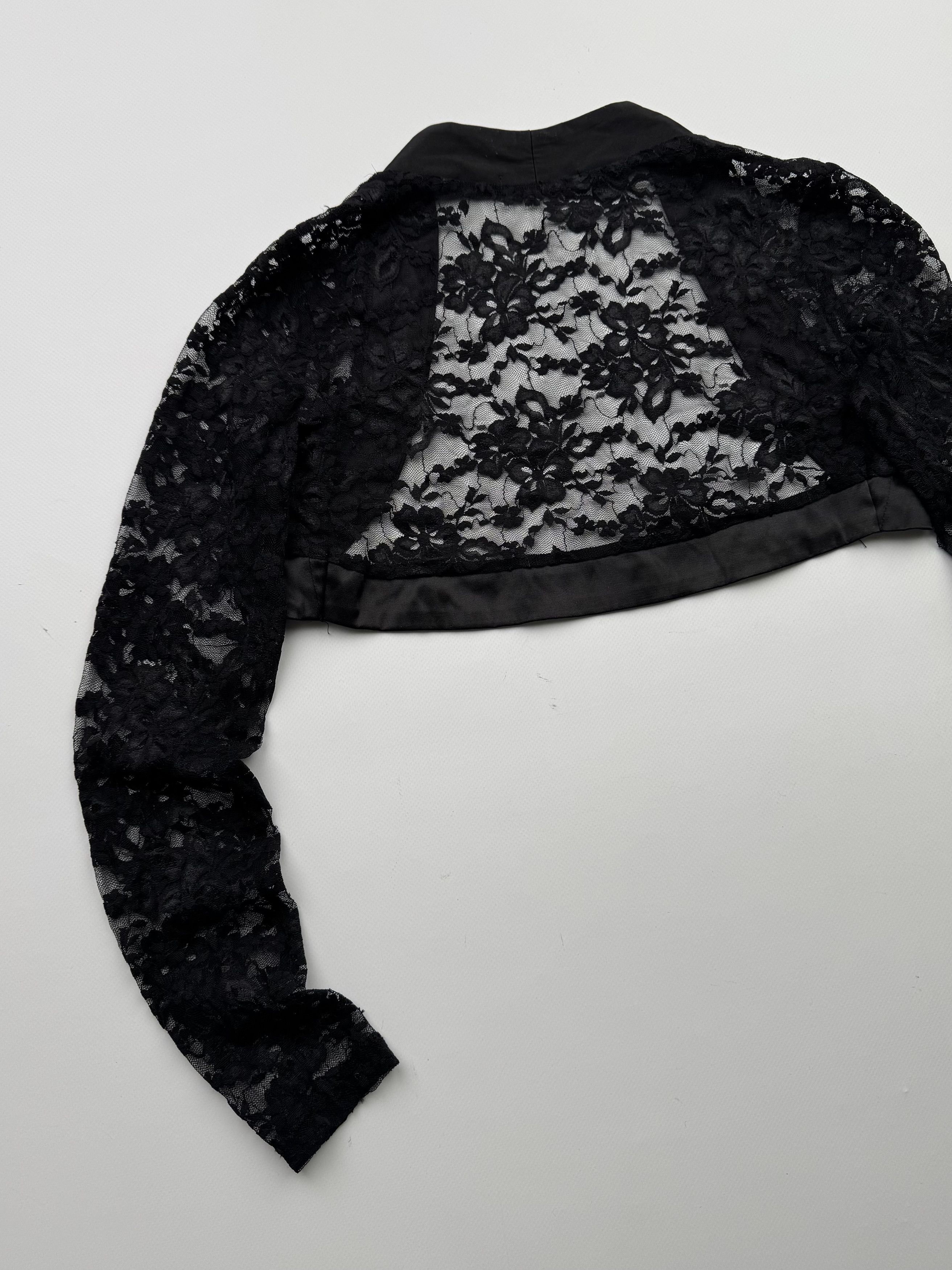 Japanese Brand Vintage Mesh Cropped Blouse B312 E2(V366) Size M / US 6-8 / IT 42-44 - 8 Thumbnail