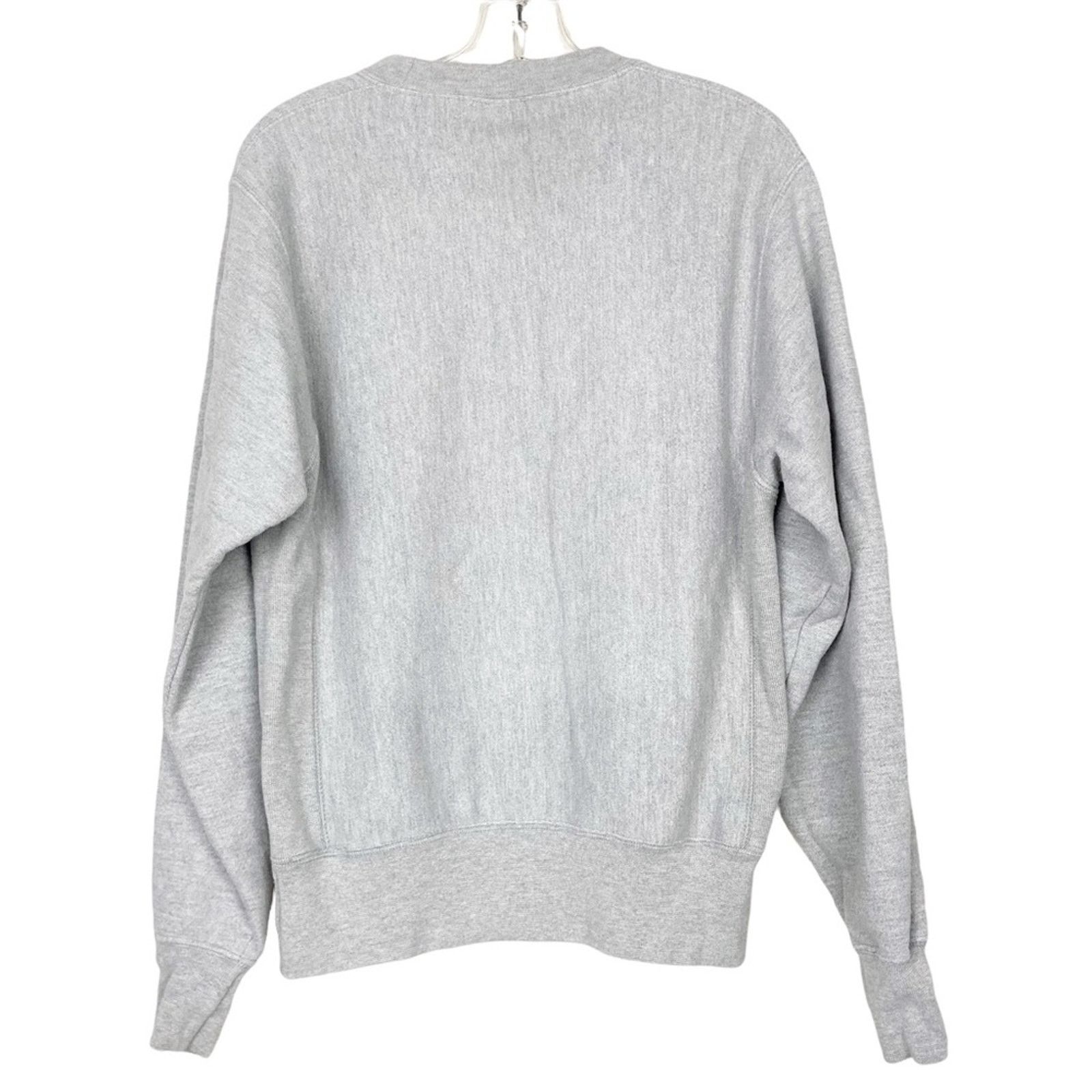 Champion Vintage Champion Reverse Weave Gray Spellout Sweatshirt Sz S Size S / US 4 / IT 40 - 4 Thumbnail