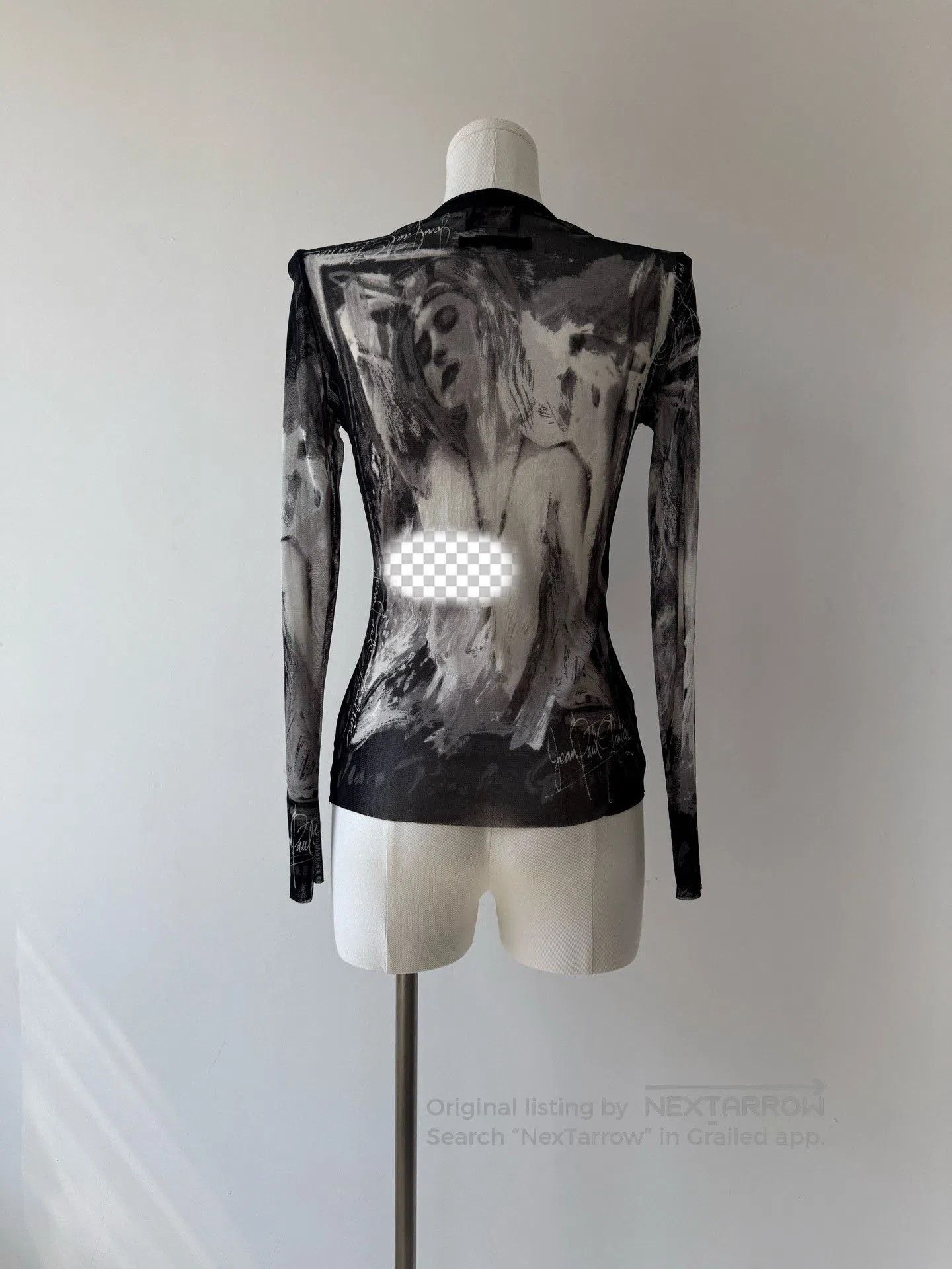 Jean Paul Gaultier Jean Paul Gaultier Mesh Sheer Cardigan. Size M / US 6-8 / IT 42-44 - 6 Thumbnail