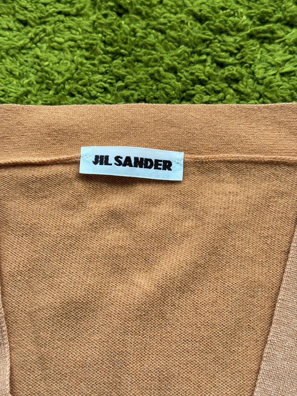 Designer × Jil Sander 🍑 Jil Sander 100% cashmere peach cardigan sweater Size S / US 4 / IT 40 - 4 Thumbnail