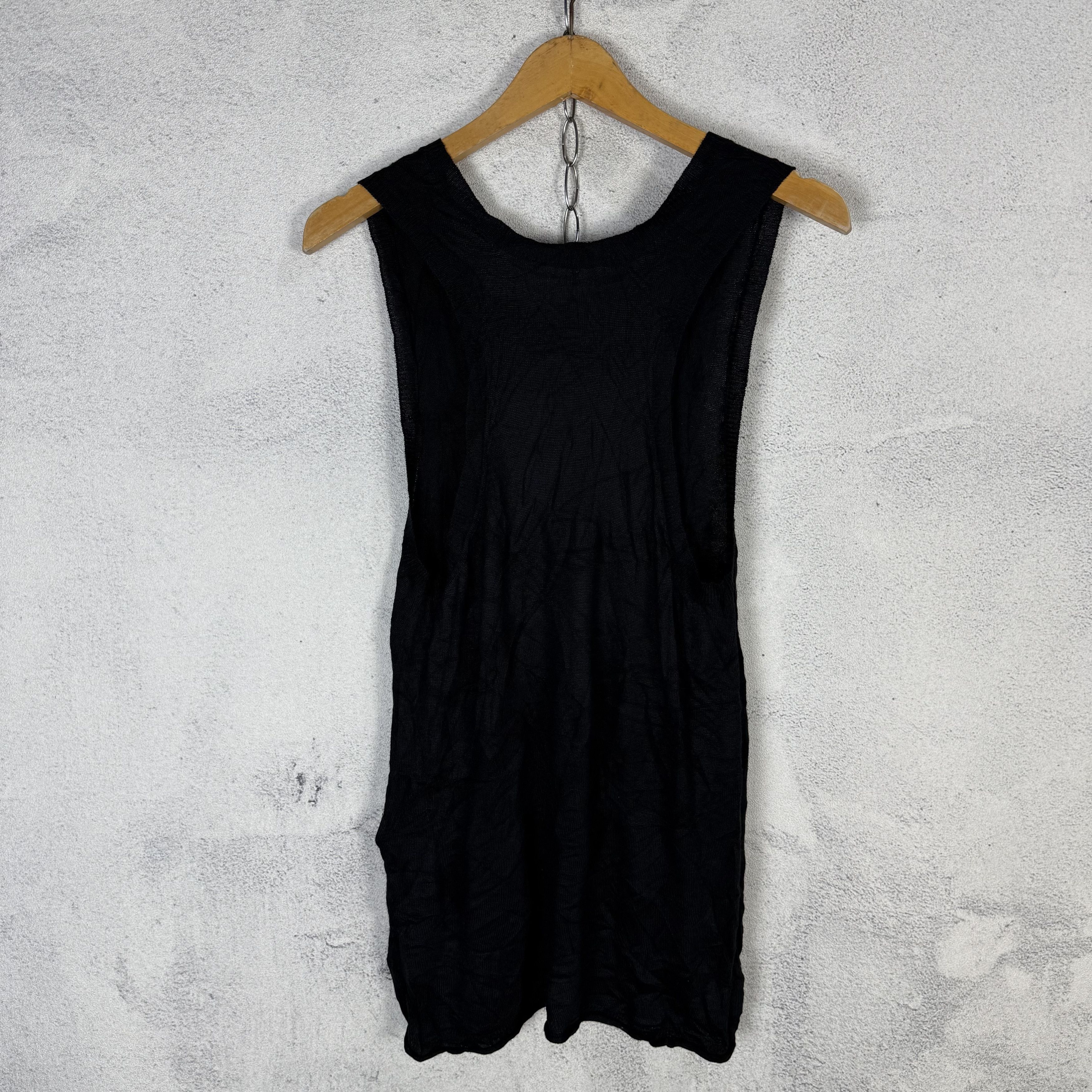 Limi Feu Limie Feu Black Mini Tank Dress Size S / US 4 / IT 40 - 3 Thumbnail