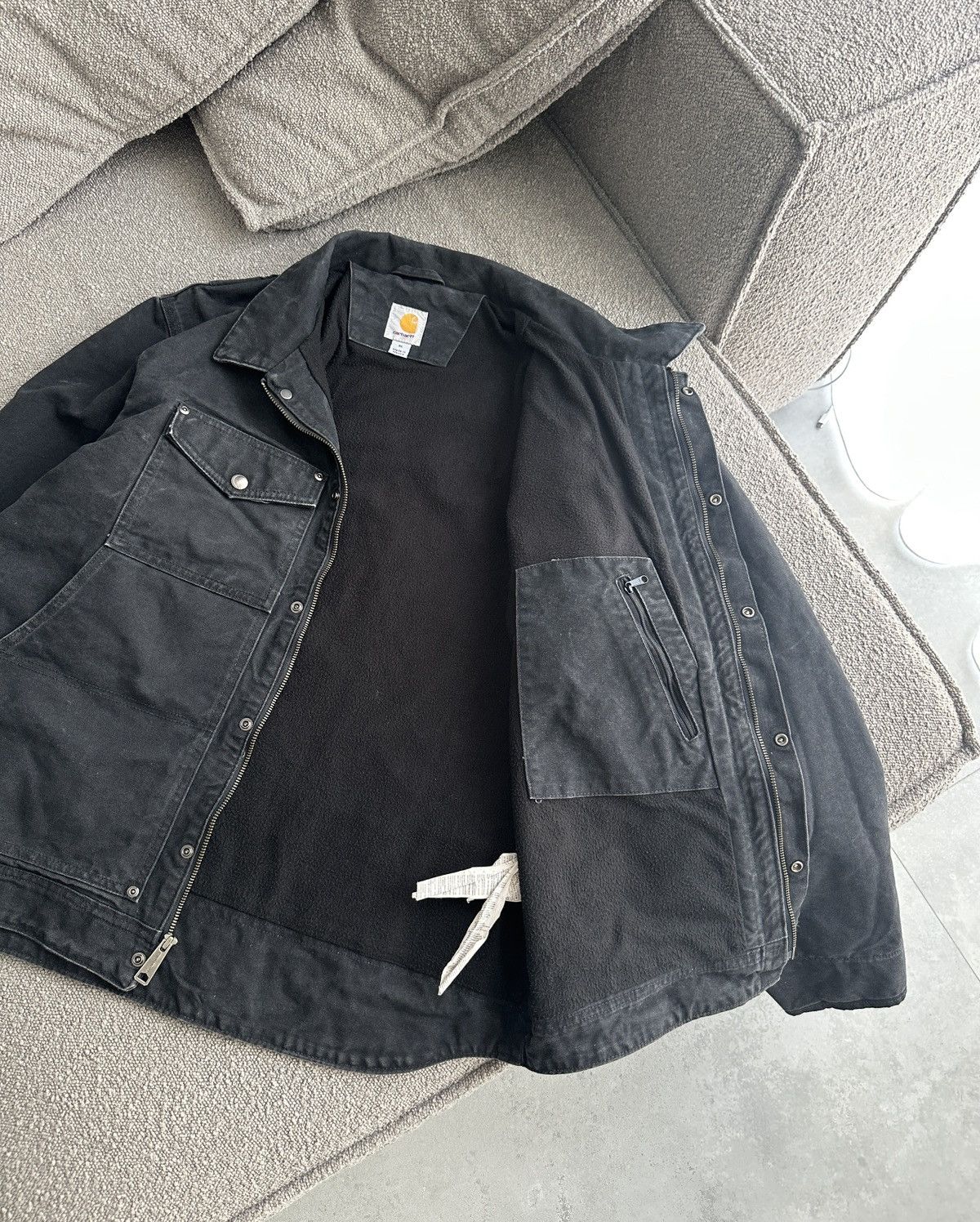 Carhartt × Vintage Vintage CARHARTT Berwick Workwear Fleece Lined Jacket 101230 Size US XL / EU 56 / 4 - 13 Thumbnail