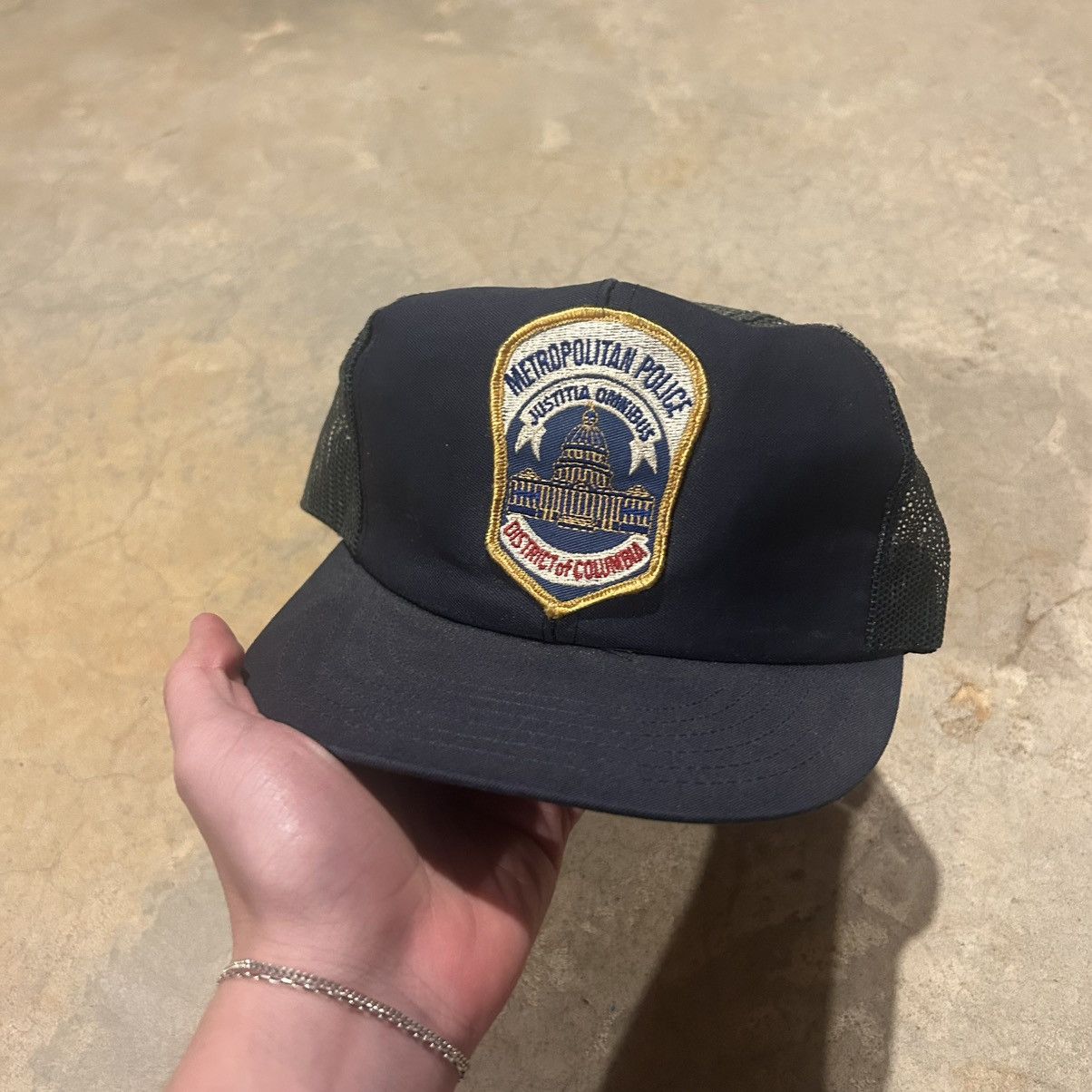 Unsound Rags × Vintage Vintage 1980s Washington DC Metropolitan Police Trucker Hat Size ONE SIZE - 2 Thumbnail