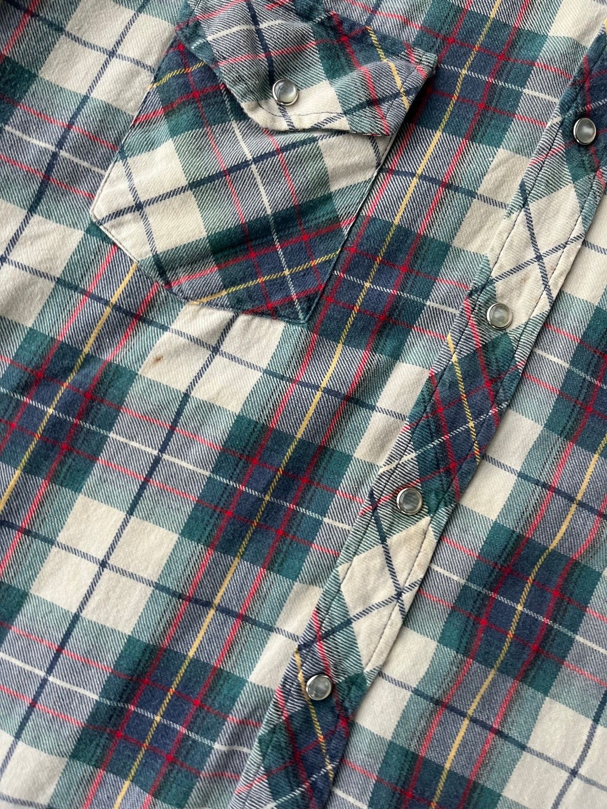 Japanese Brand Vintage Western Pearl Snap Flannel Size US XL / EU 56 / 4 - 5 Thumbnail