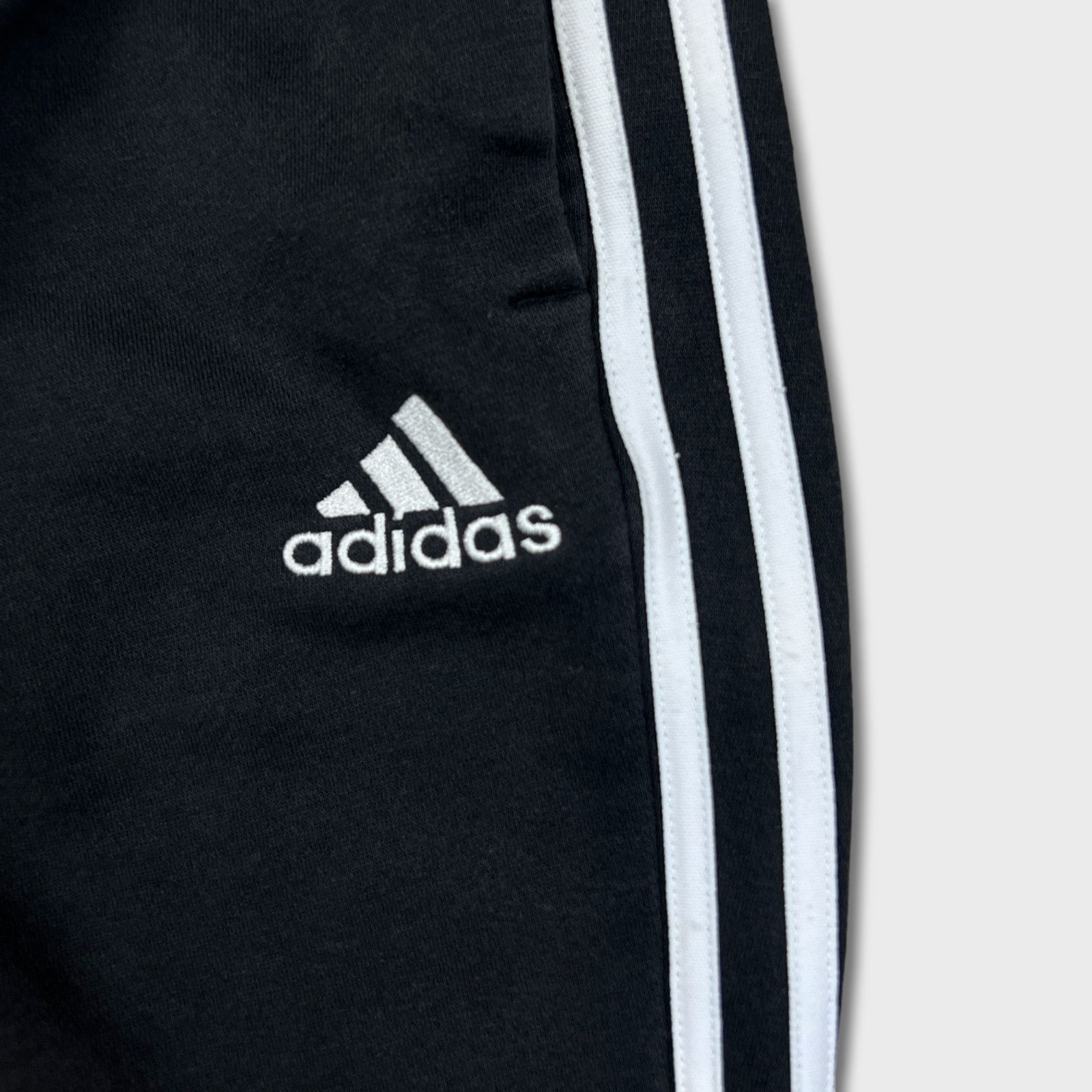 Adidas × Vintage Adidas Sweatpants Large Striped Spell Out Gym Fleece Jogger Size US 34 / EU 50 - 3 Thumbnail