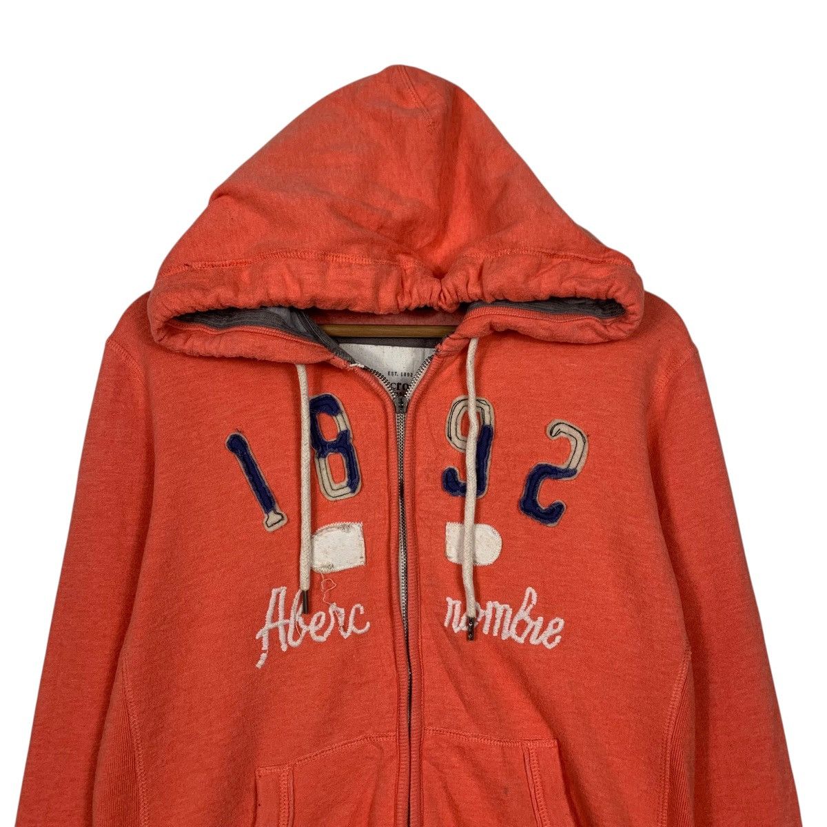 Abercrombie & Fitch ABERCROMBIE Spellout Big Logo Zipper Hoodies #3610-C165 Size US M / EU 48-50 / 2 - 2 Thumbnail