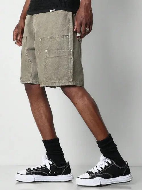 Jean DRIP cargo Carpenter shorts jorts RETRO Size US 34 / EU 50 - 2 Thumbnail