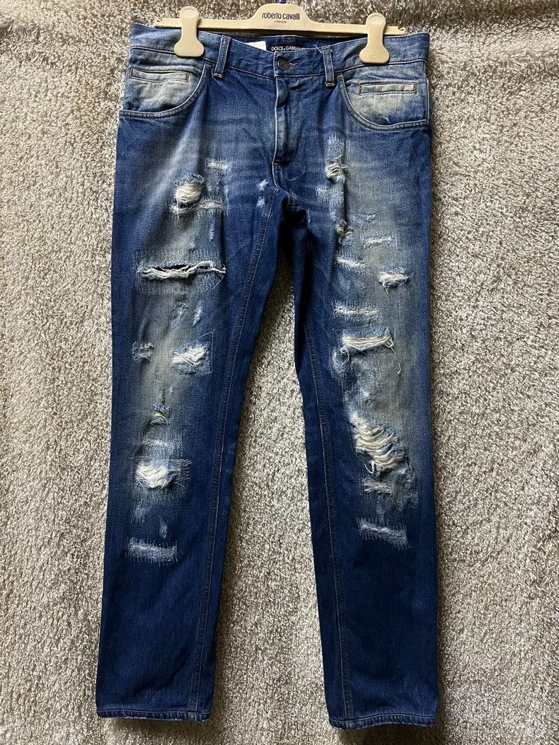 Dolce & Gabbana Men's Ripped Jeans