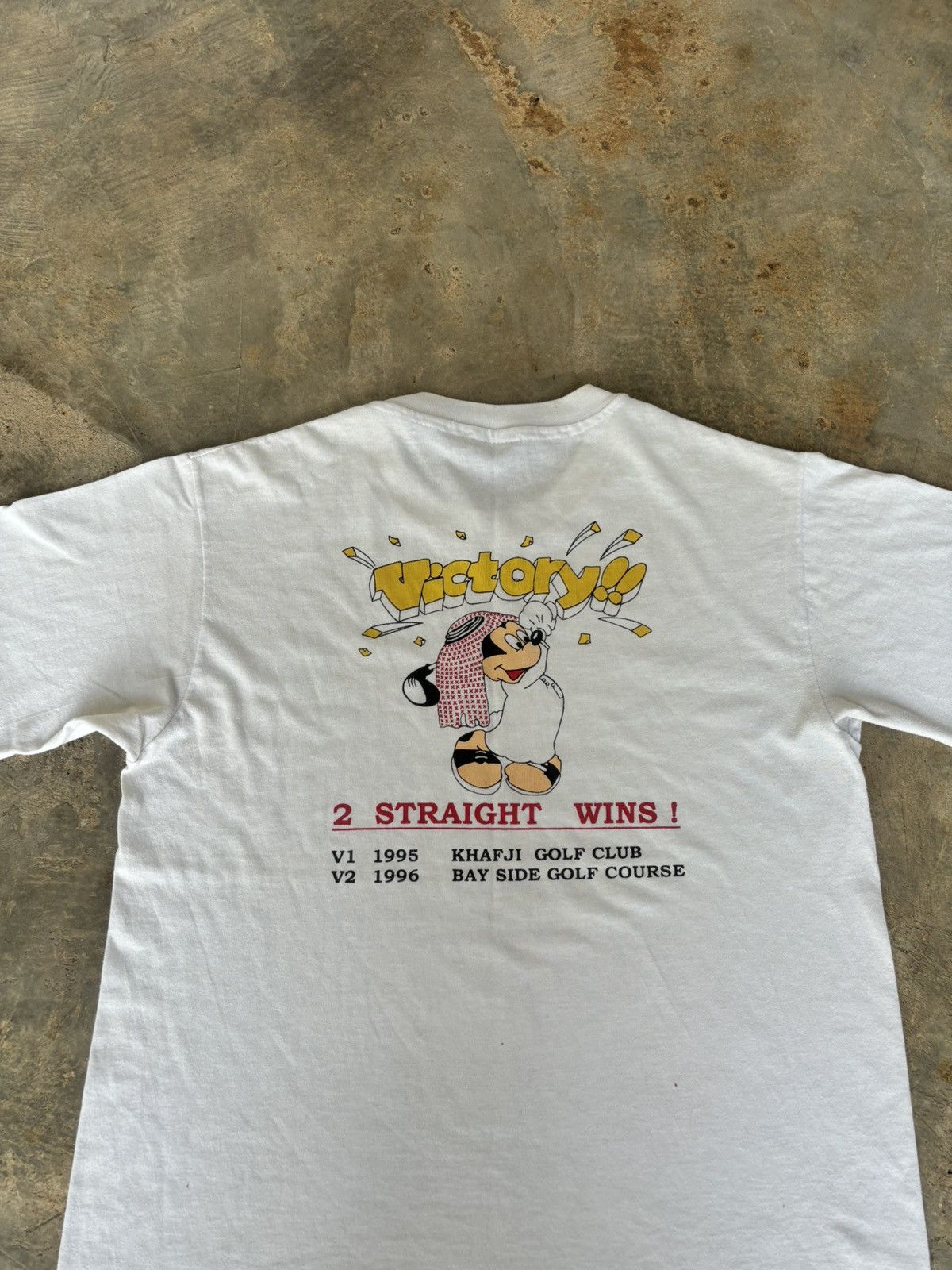 Mickey Mouse × Vintage Vintage 90s Mickey Mouse Saudi Arabia Tshirt Size US M / EU 48-50 / 2 - 3 Thumbnail