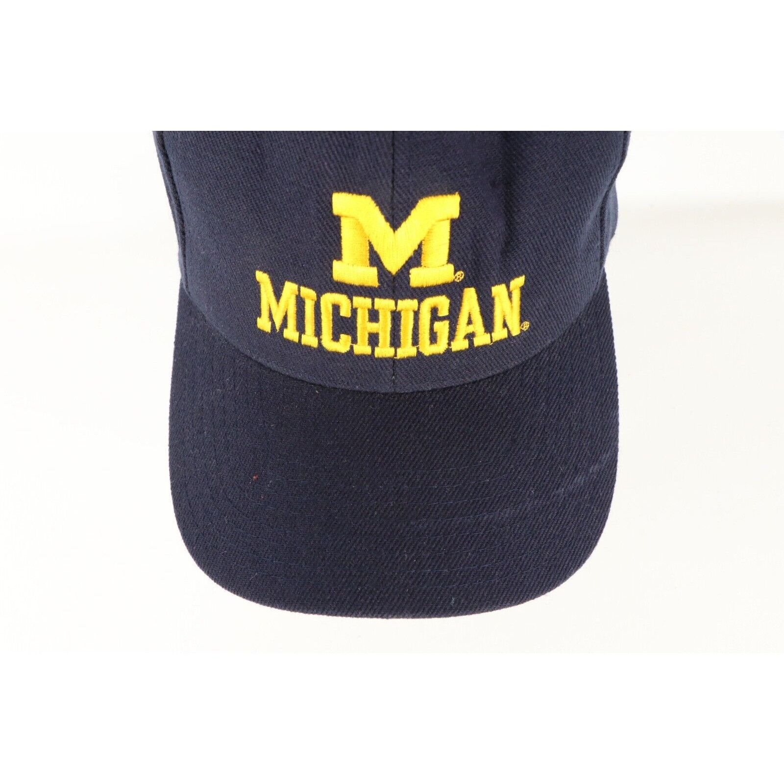 Vintage Vintage 90s University of Michigan Spell Out Snapback Hat Size ONE SIZE - 2 Thumbnail