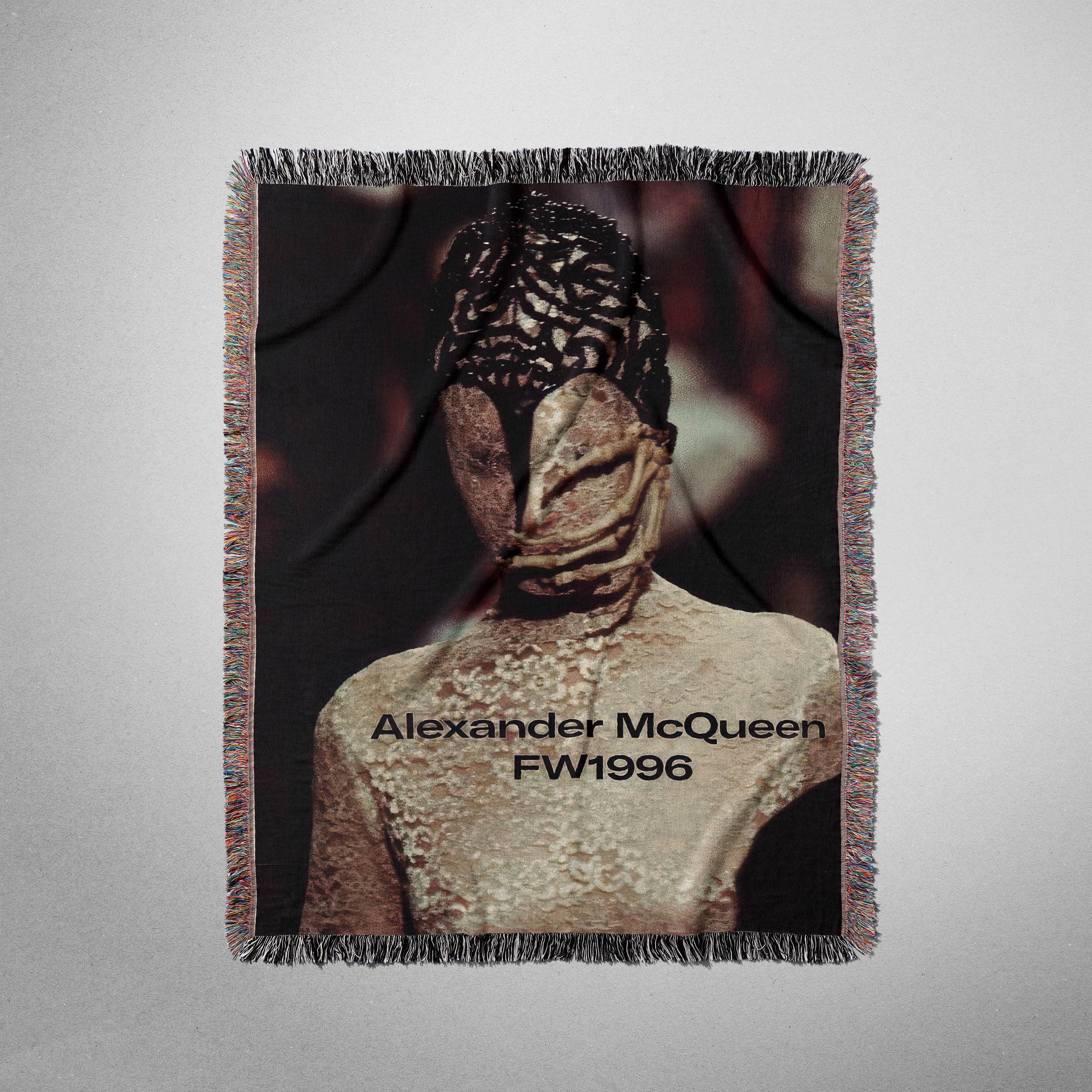 Alexander McQueen Alexander McQueen Blanket Woven Art Poster Fashion Gift Logo Size ONE SIZE - 1 Thumbnail