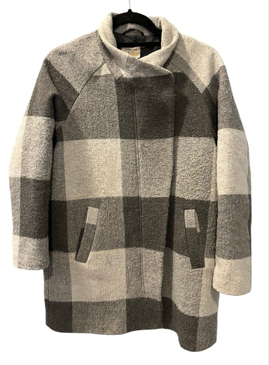 Marine Layer Marine Layer Stephanie Buffalo Check Coat Jacket Size Small Size S / US 4 / IT 40 - 2 Thumbnail
