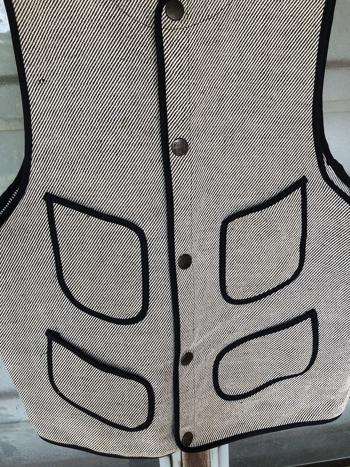 Vintage Vintage Royal Khaki Loughwear Denim Vest Size US M / EU 48-50 / 2 - 3 Thumbnail