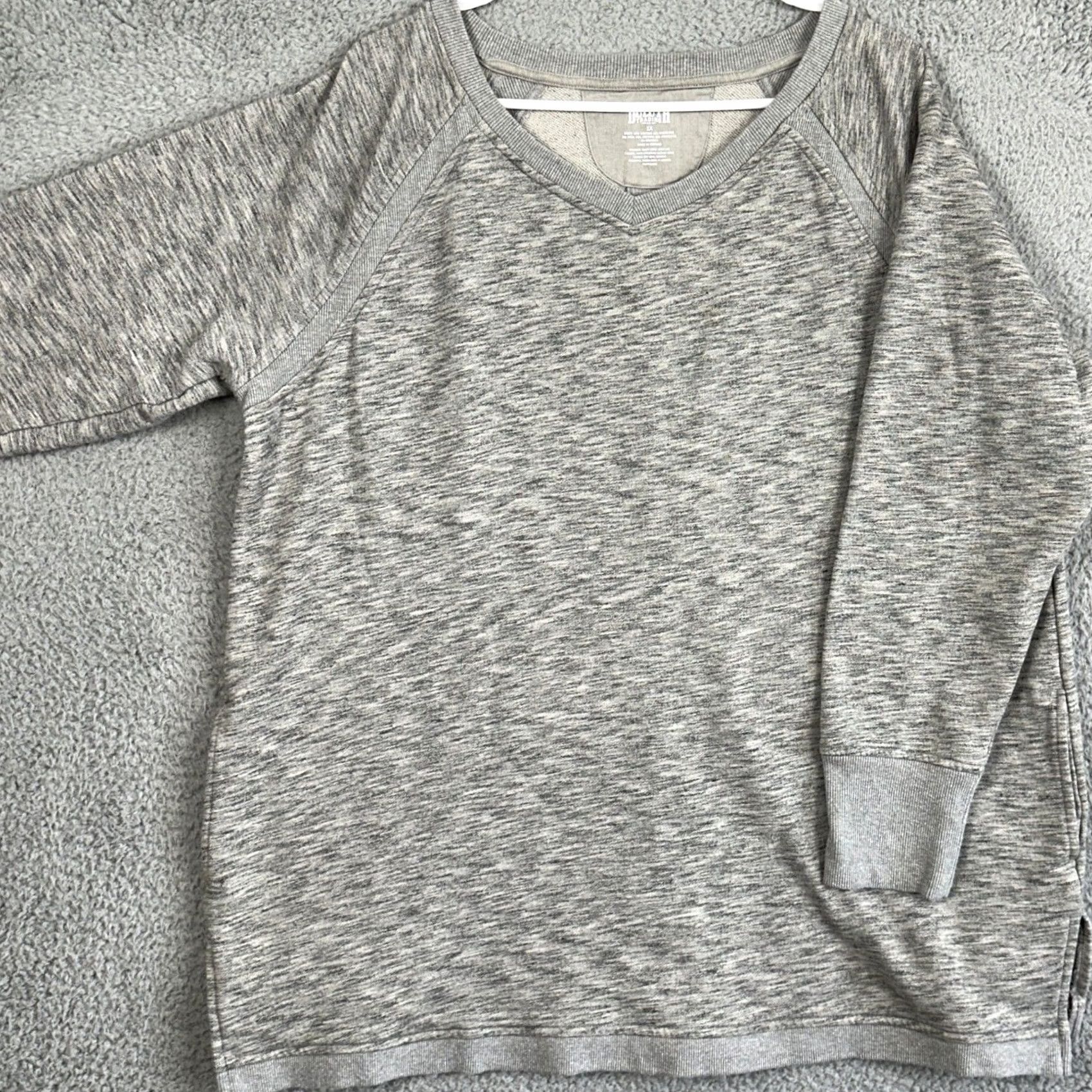 Duluth Trading Company Duluth Trading Co. Sweatshirt Crewneck Womens 1X Plus Heather Gray Authentic Size XL / US 12-14 / IT 48-50 - 2 Thumbnail
