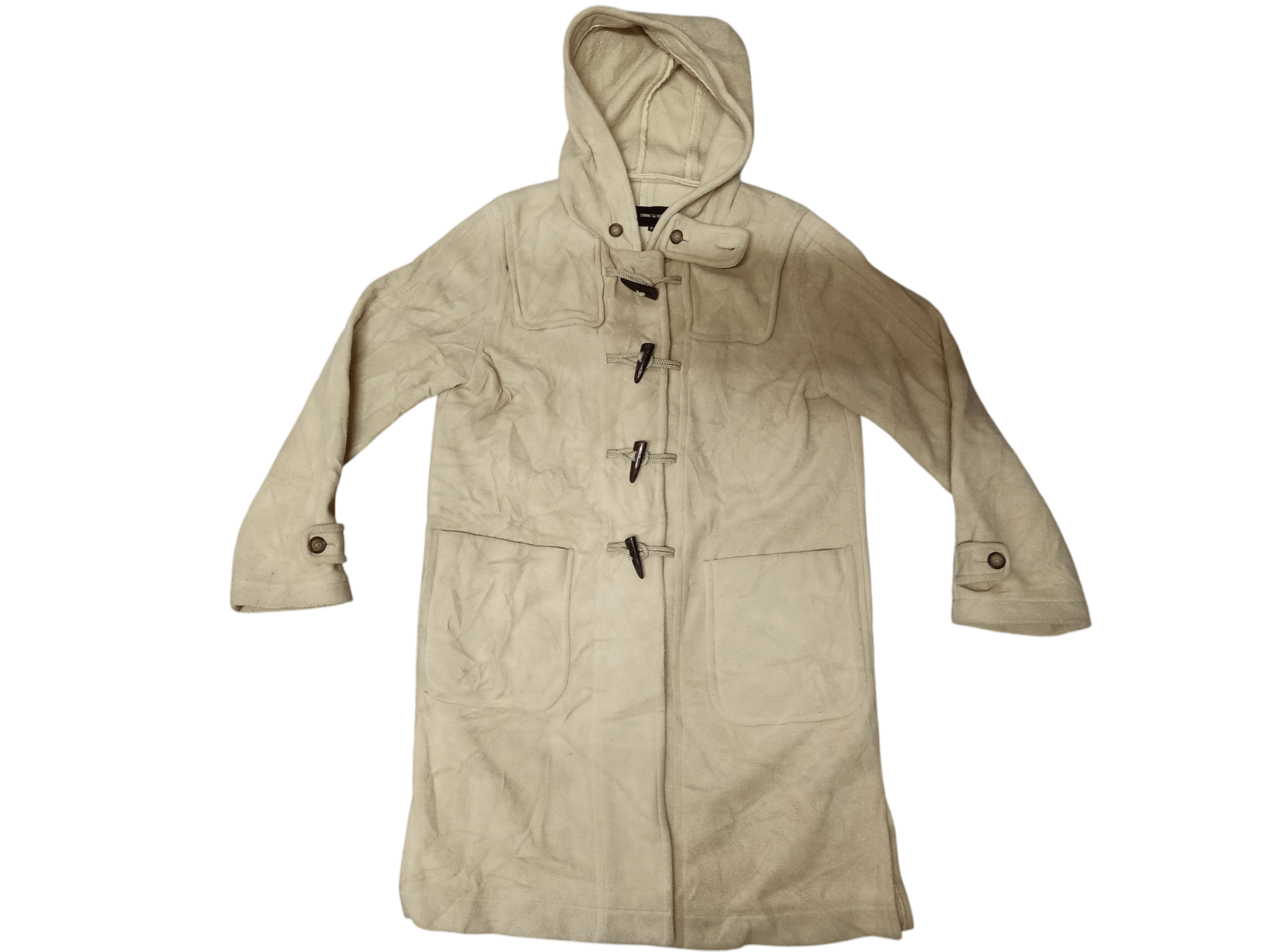 Le Grande Bleu (L.G.B.) 🌟 Comme Ca Ism Wool Long Jacket Men 🌟 Size US M / EU 48-50 / 2 - 2 Thumbnail