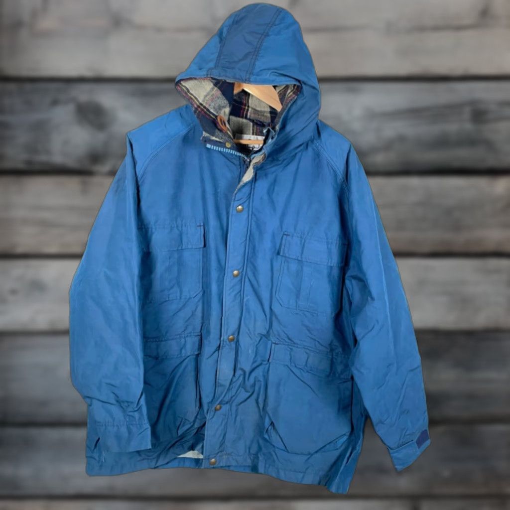 Vintage VINTAGE Woolrich Parka Jacket Woolrich Lined 2XL Blue Wool Hooded Zip Up Men’s Parka Size US XXL / EU 58 / 5 - 1 Thumbnail