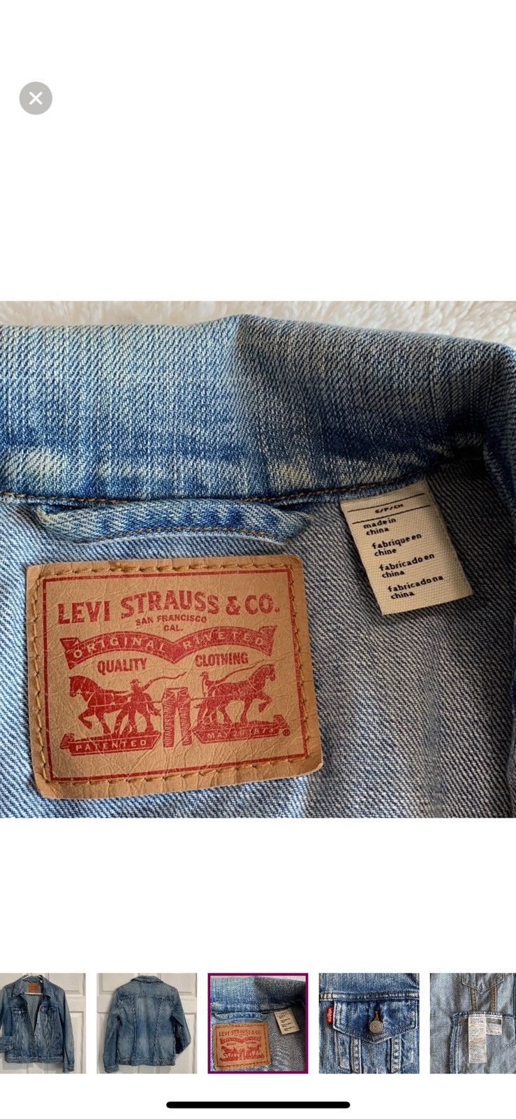 Levi's Levi Jean jacket Size S / US 4 / IT 40 - 3 Thumbnail