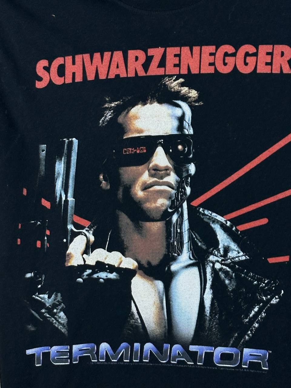 Universal Studios Vintage Terminator T2 Promo Movie T Shirt Size US M / EU 48-50 / 2 - 4 Thumbnail