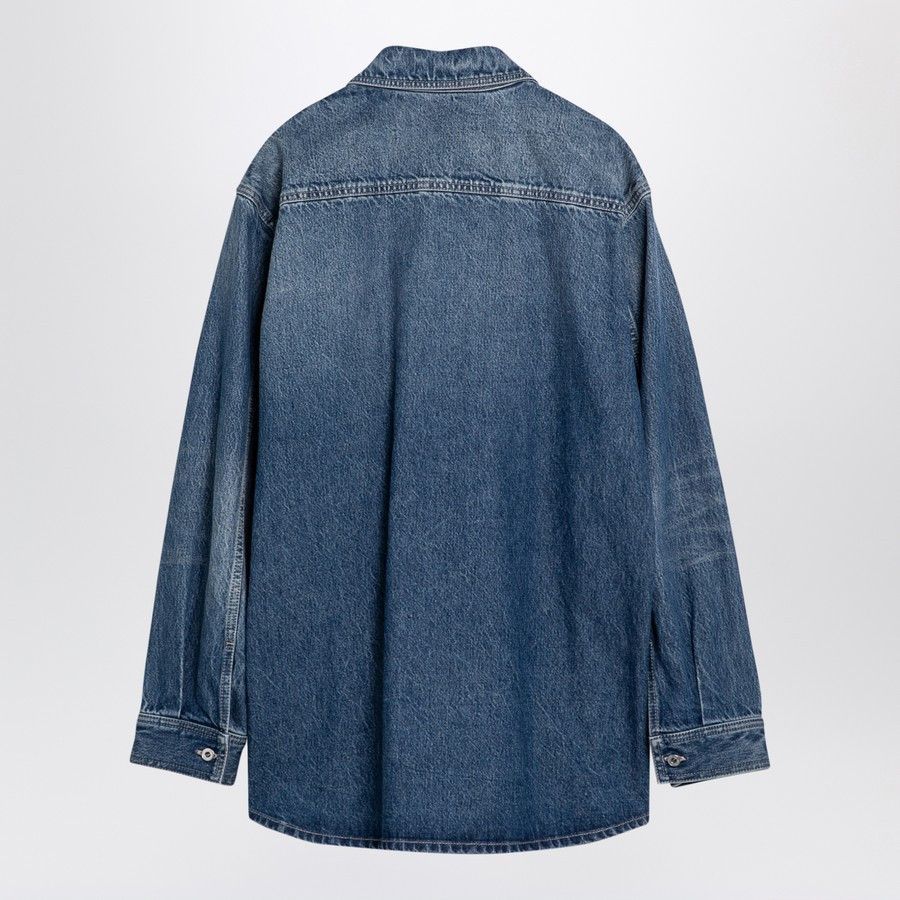 Valentino o1d2blof1025 Denim Shirt in Blue Size US L / EU 52-54 / 3 - 2 Thumbnail