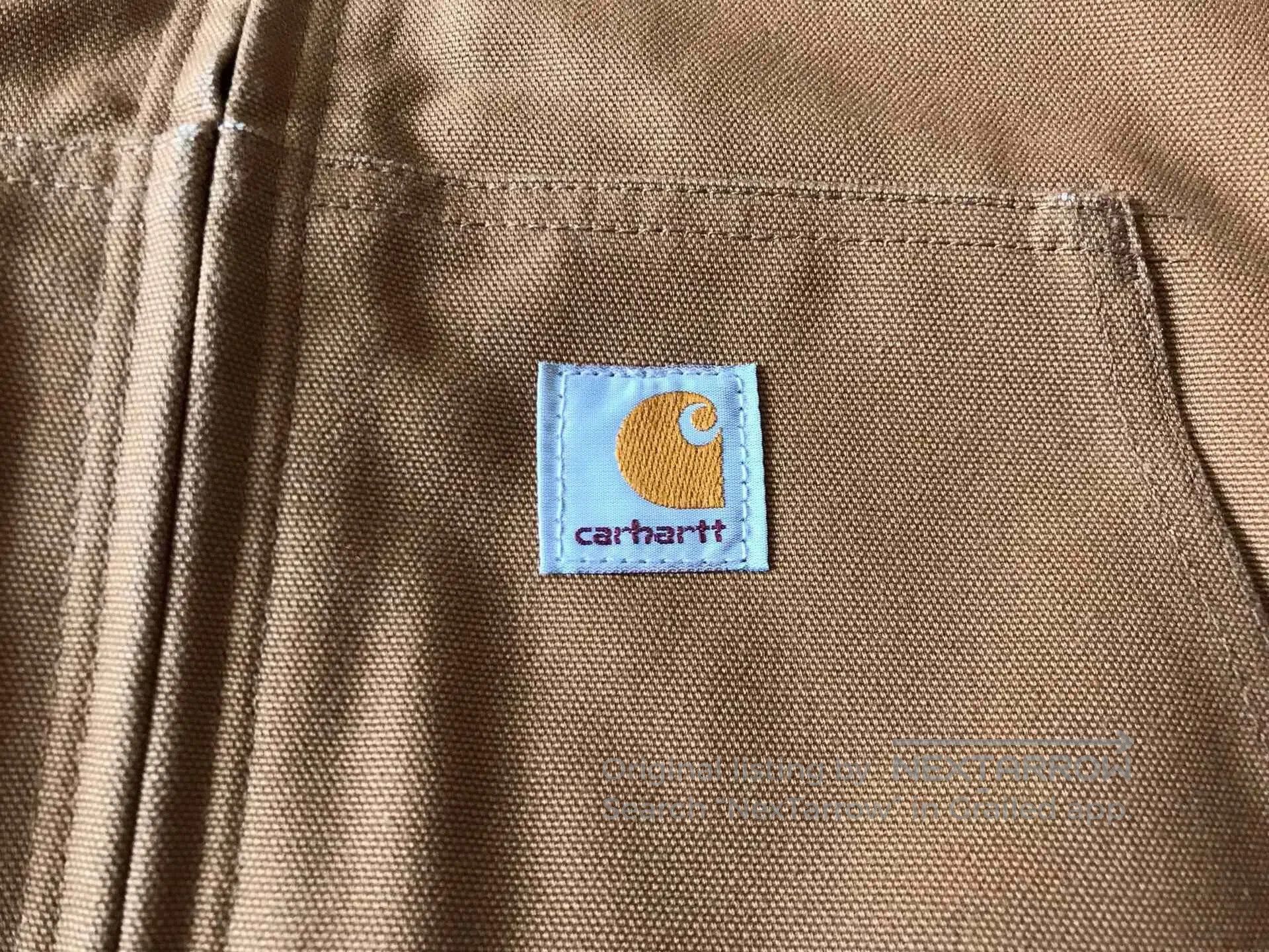 Carhartt Carhartt J140 Brown Hooded Work Jacket. Size US XL / EU 56 / 4 - 4 Thumbnail