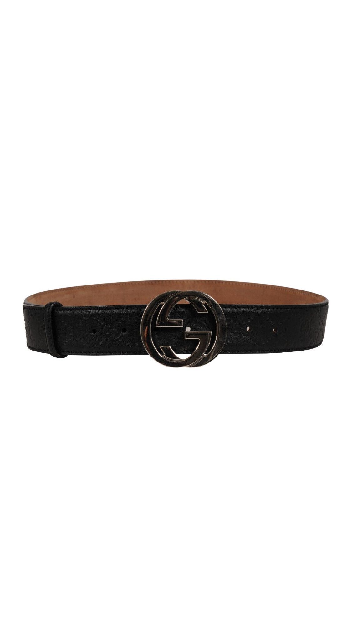 Gucci Interlocking GG Supreme Buckle Belt Size 90 36 B Size 36 - 13 Thumbnail