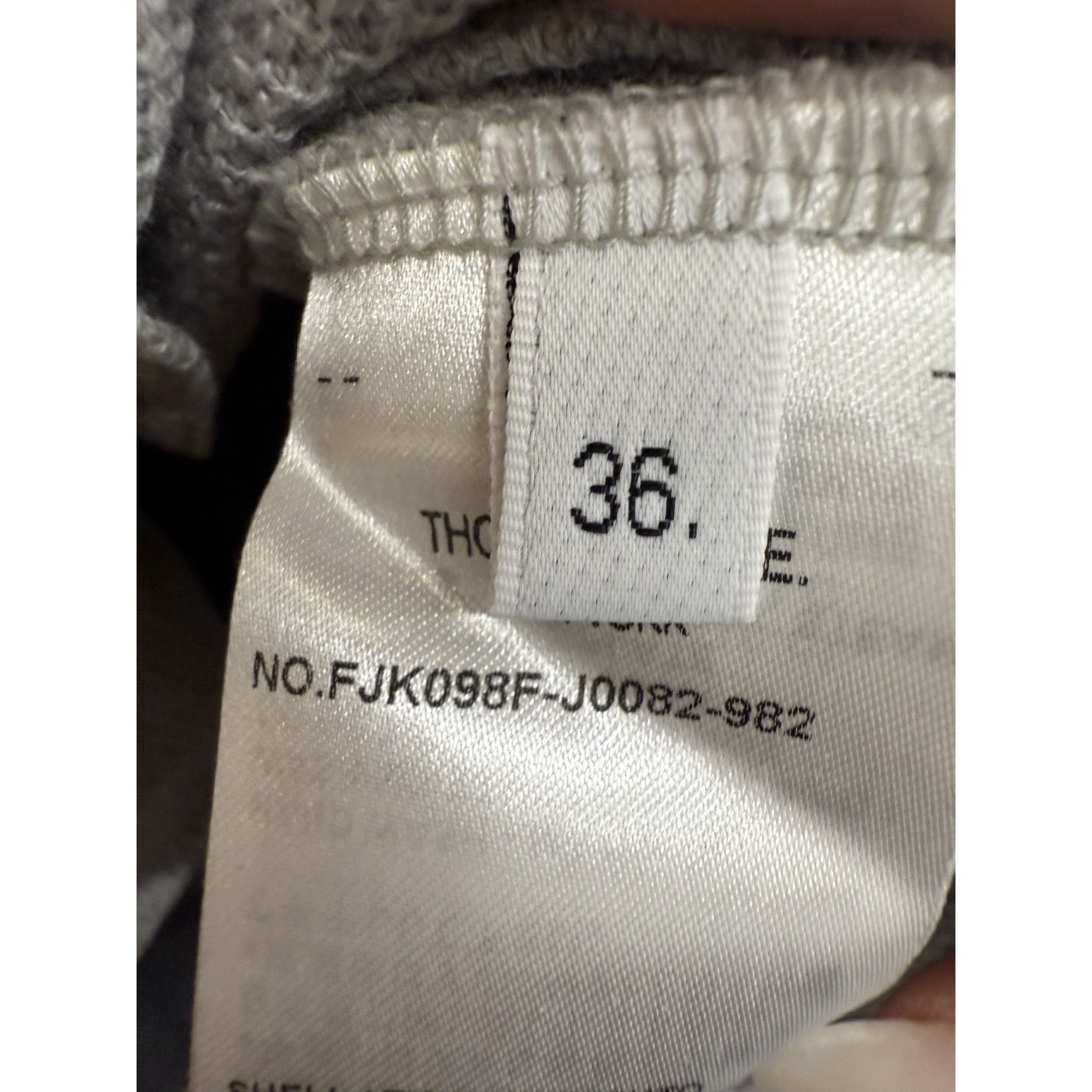 Thom Browne Thom Browne Womens Pleated Mini Skirt Two-Tone Gray 100% Cot Size 36" / US 14 / IT 50 - 4 Thumbnail
