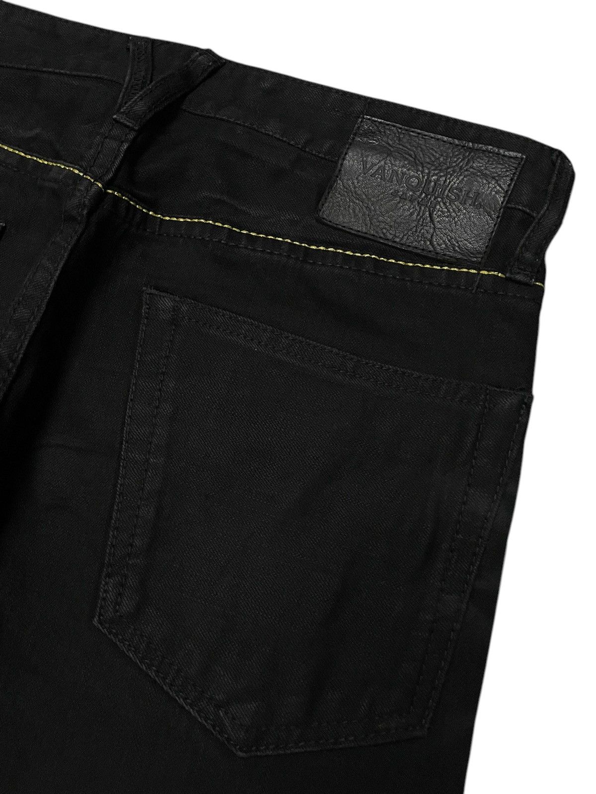 Vanquish Vanquish Japan Honeycomb Claw Mark Black Jeans Size US 30 / EU 46 - 19 Thumbnail