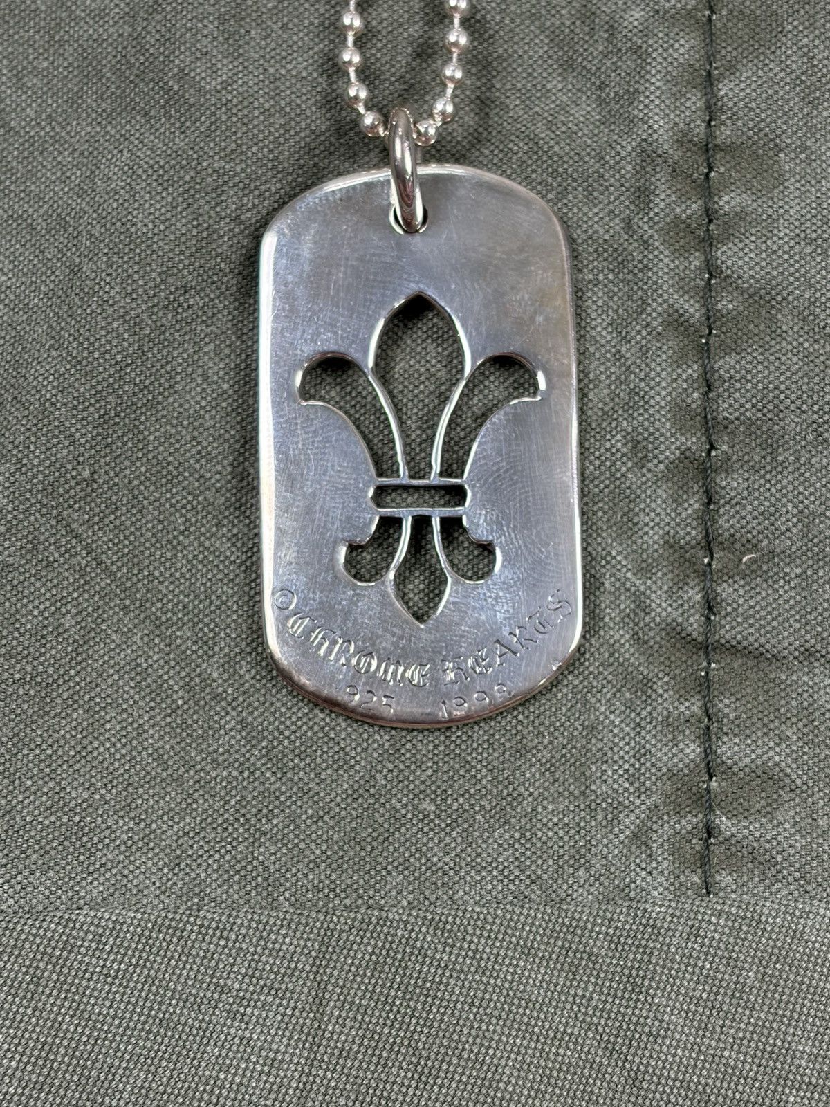 Chrome Hearts Fleur Dog tag Size ONE SIZE - 1 Thumbnail
