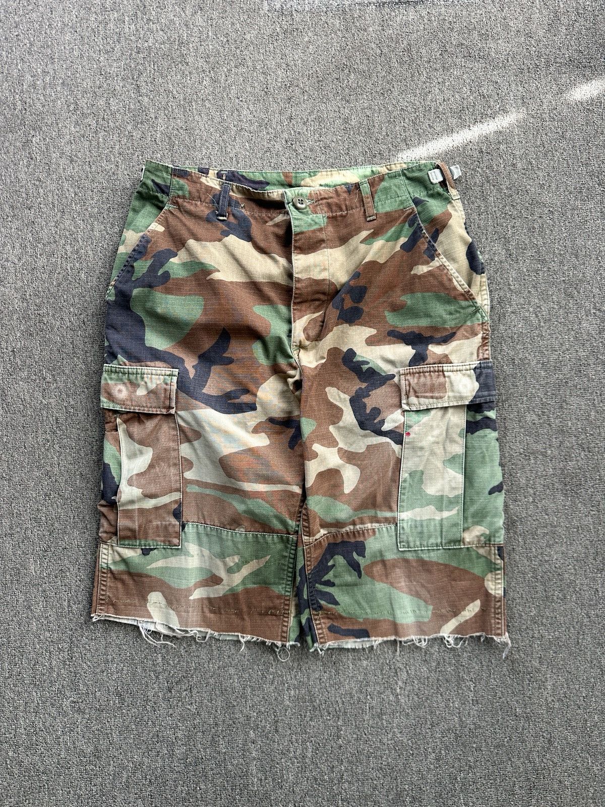 Vintage 1980s Us Army Camo Cargo Pants Size US 31 - 5 Thumbnail