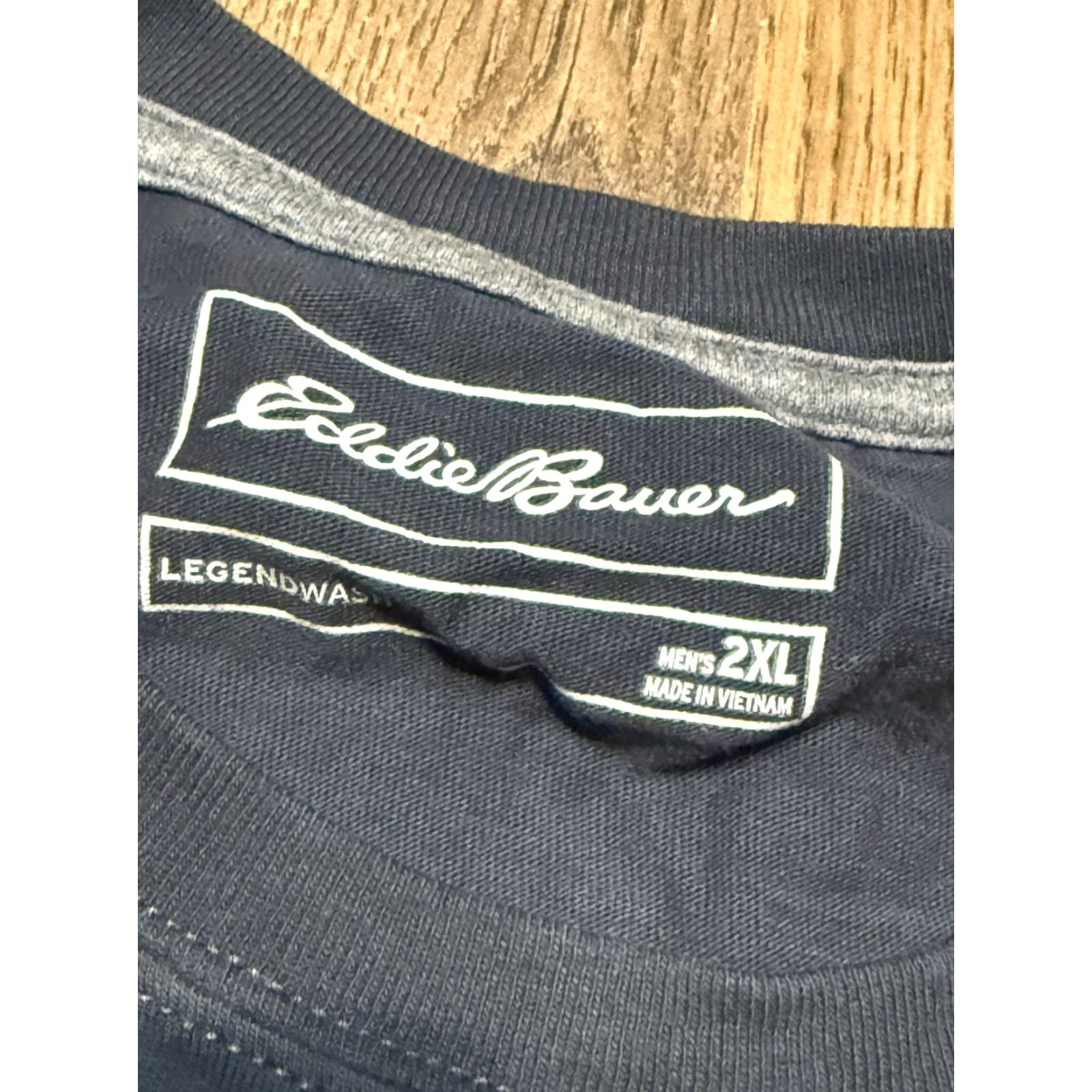 Eddie Bauer Eddie Bauer Shirts Men's 2XL Gray Short Sleeve Crew Neck Casual Shirt Size US XXL / EU 58 / 5 - 5 Thumbnail