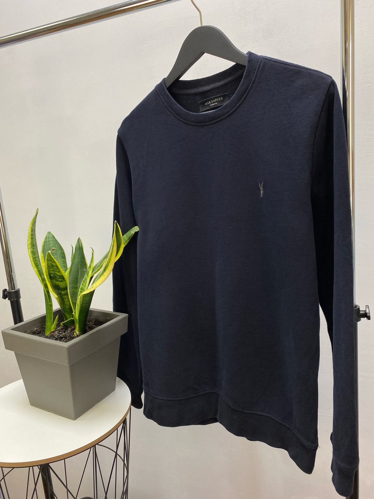 Allsaints × Vintage Vintage Allsaints Black Classic Sweatshirt Style Size US M / EU 48-50 / 2 - 2 Thumbnail