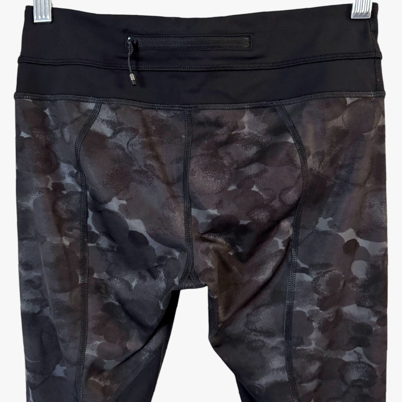 Lululemon Lululemon Cropped Athletic Leggings Black Camo Women's 4 Running Activewear Yoga Size 27" / US 4 / IT 40 - 6 Thumbnail