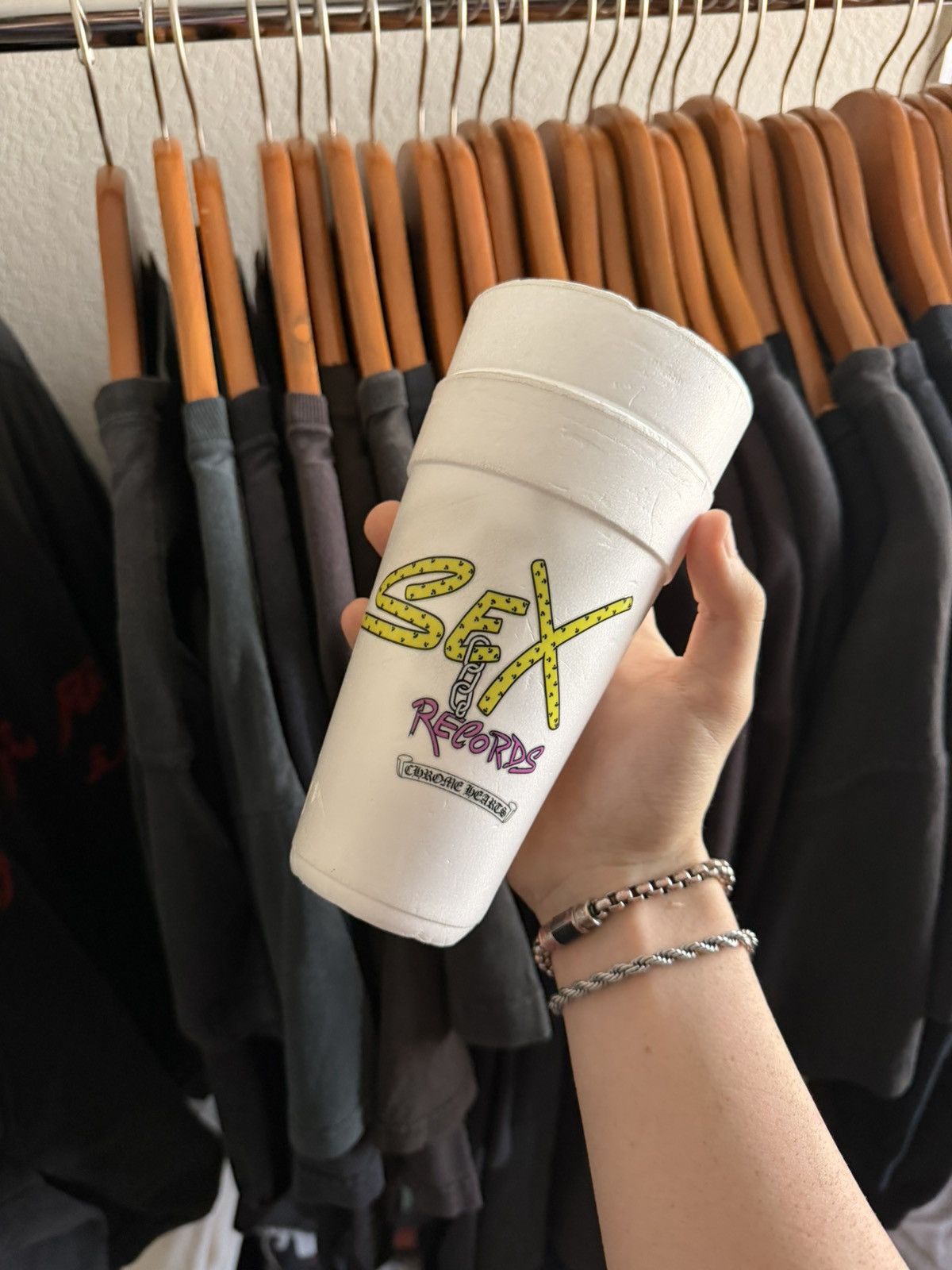Chrome Hearts Matty Boy Sex Record Styrofoam Cups Size ONE SIZE - 2 Thumbnail