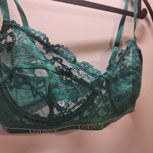 Other Lounge Blossom Balcony Bra In Emerald Green - 34E Size ONE SIZE - 3 Thumbnail