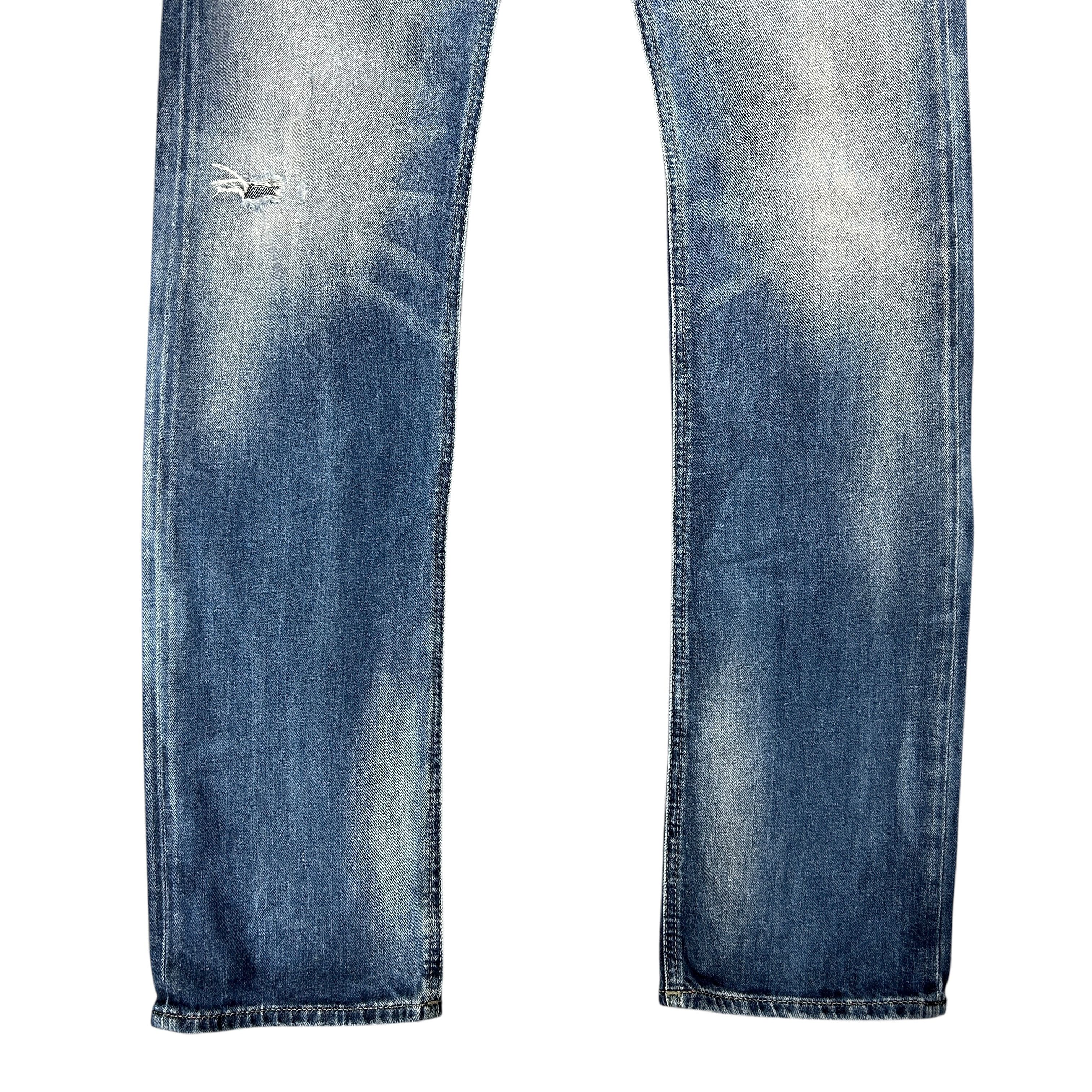 Diesel Diesel Safado Regular Straight Stretch Blue Denim W33L34 Size US 33 - 6 Thumbnail