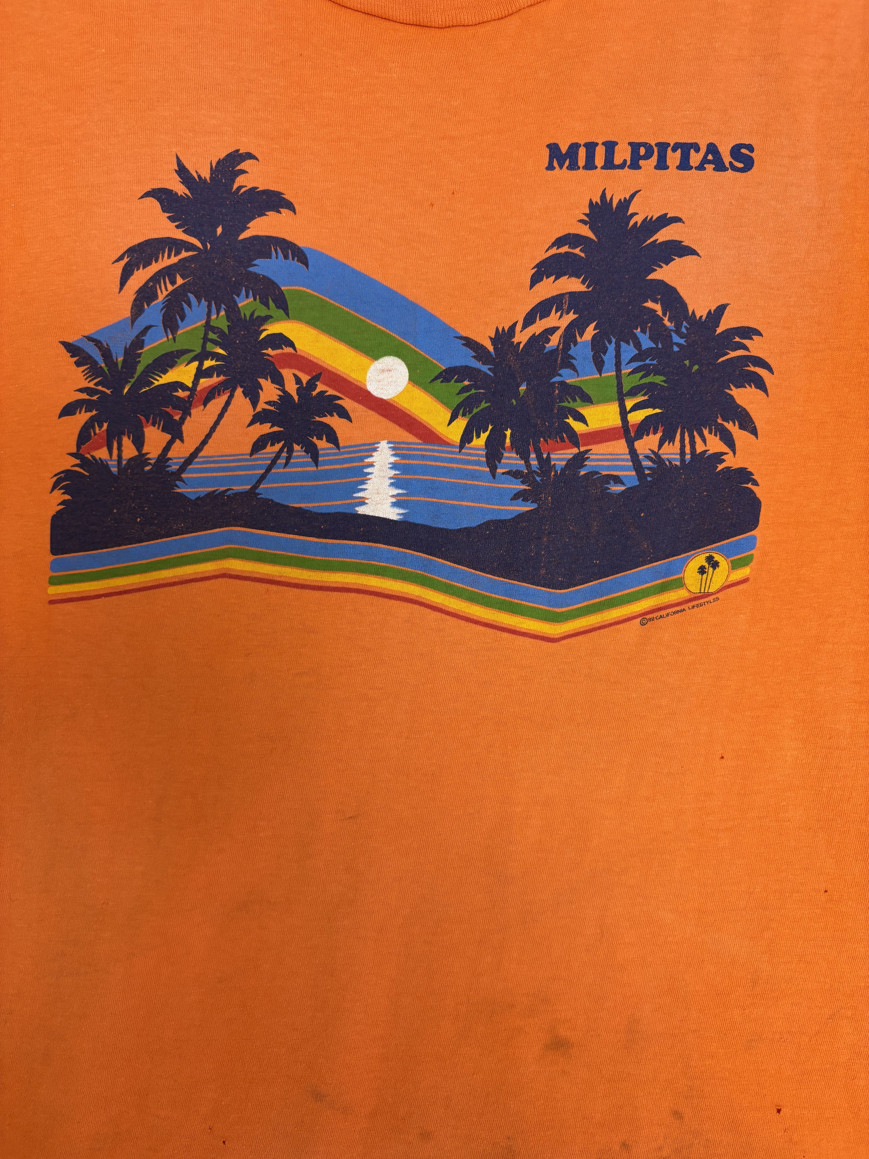 Vintage Milpitas, California Vintage Made in USA T-Shirt Tee Size US L / EU 52-54 / 3 - 2 Thumbnail