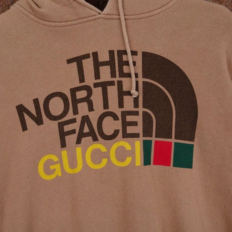 Gucci Gucci TNF Collaboration Hoodie in Beige Color-2506 Size US XXS / EU 40 - 3 Thumbnail